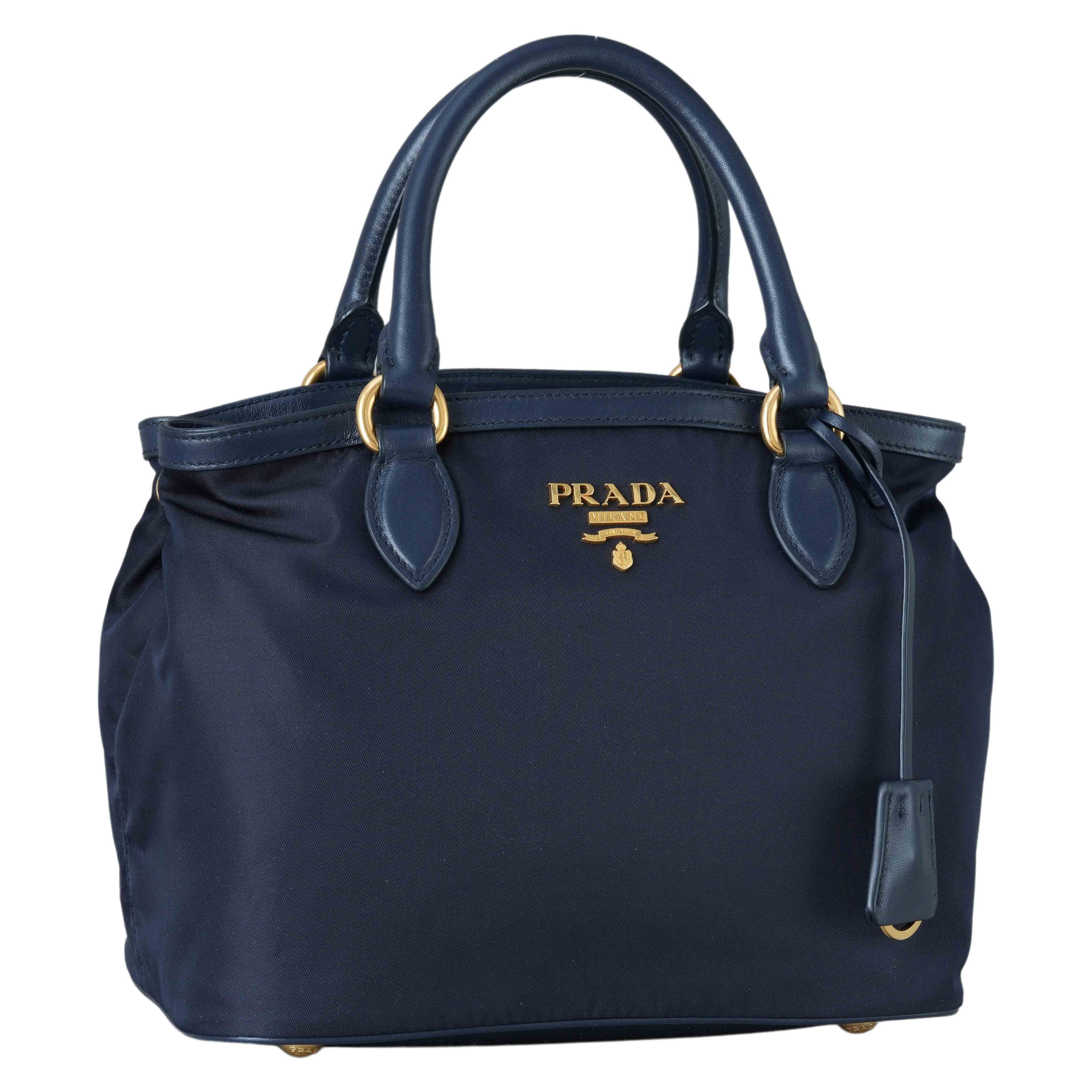 PRADA(USED)프라다 포코노 테수토 크로스백 네이비
