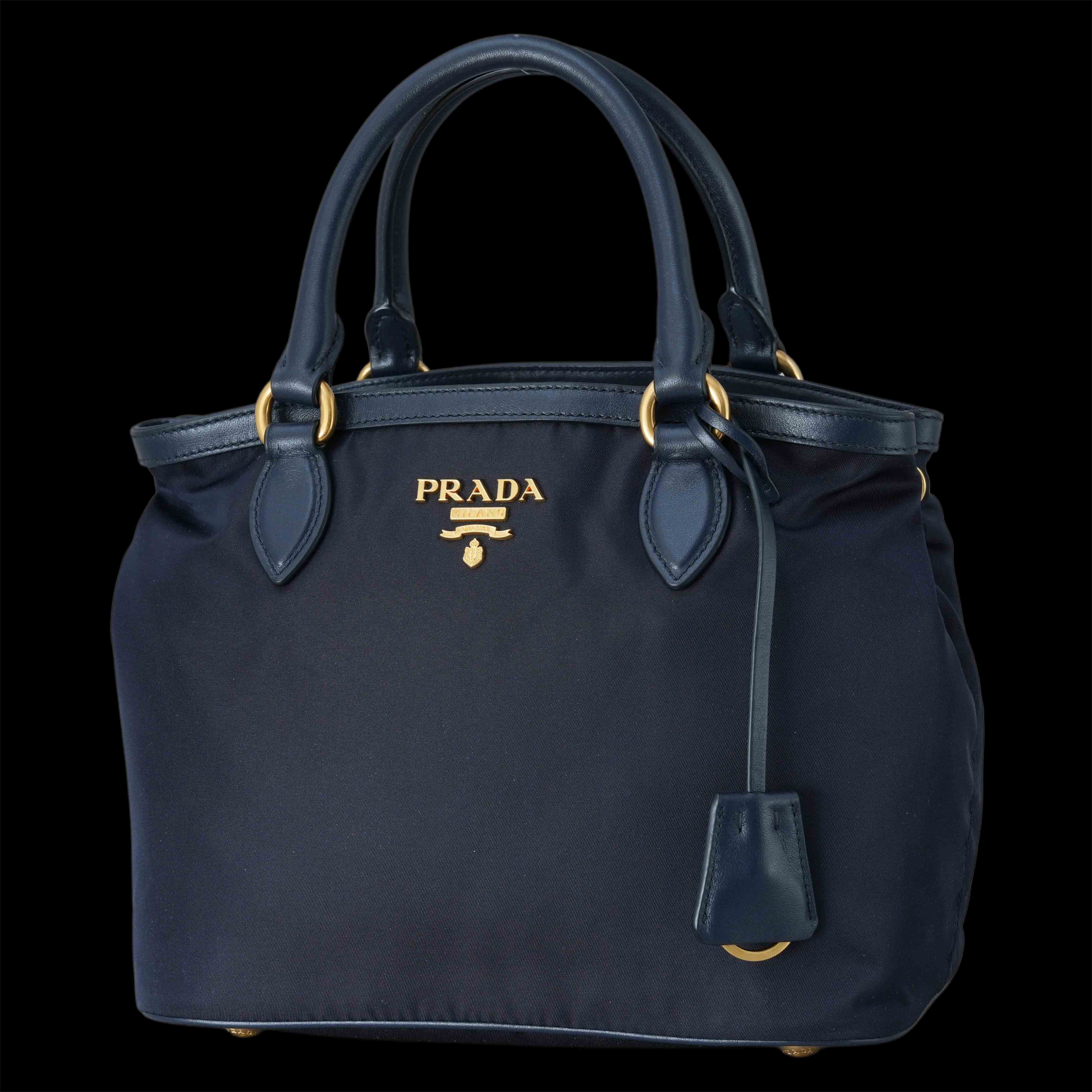 PRADA(USED)프라다 포코노 테수토 크로스백 네이비