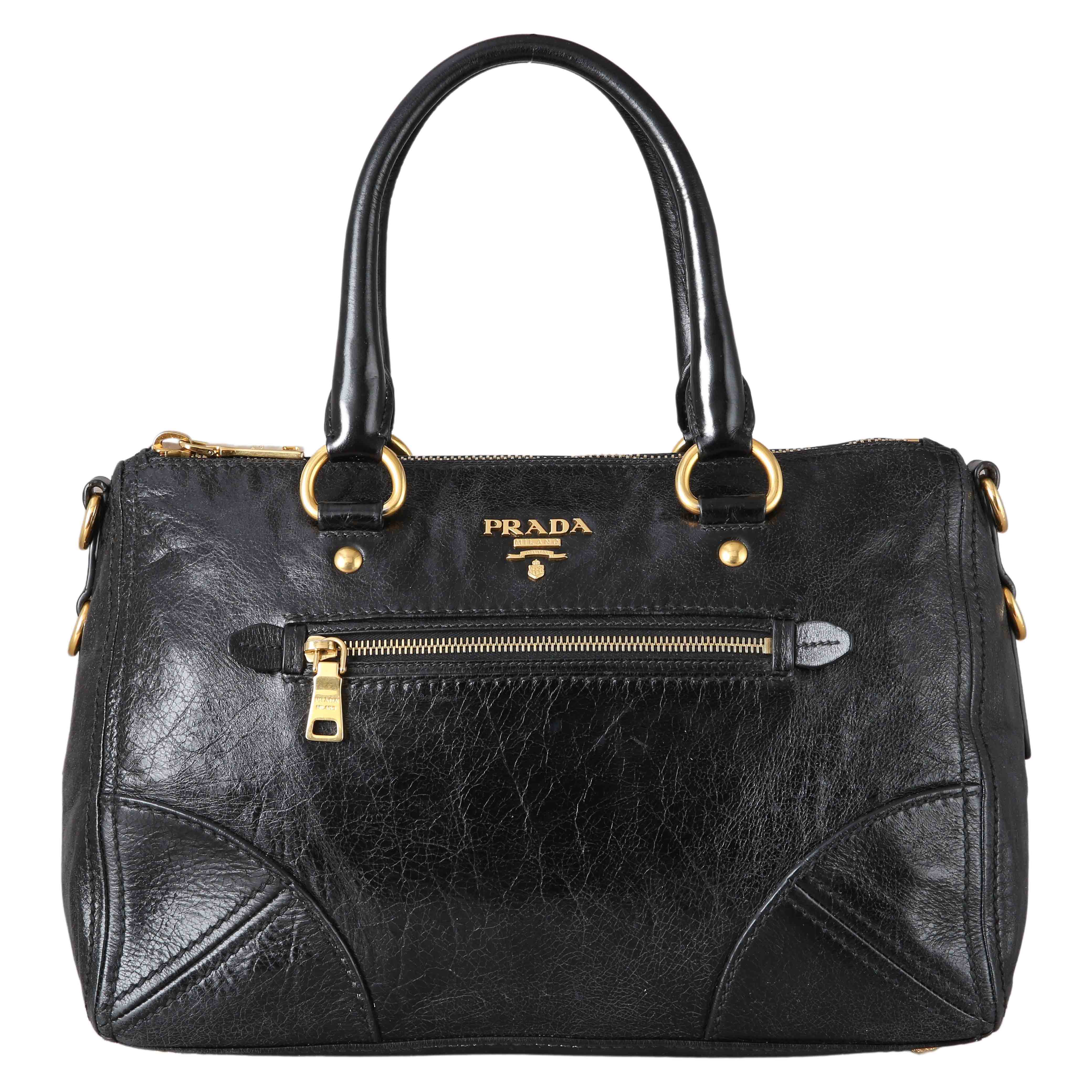 PRADA(USED)프라다 BL0728 비텔로 샤인 토트겸 숄더백