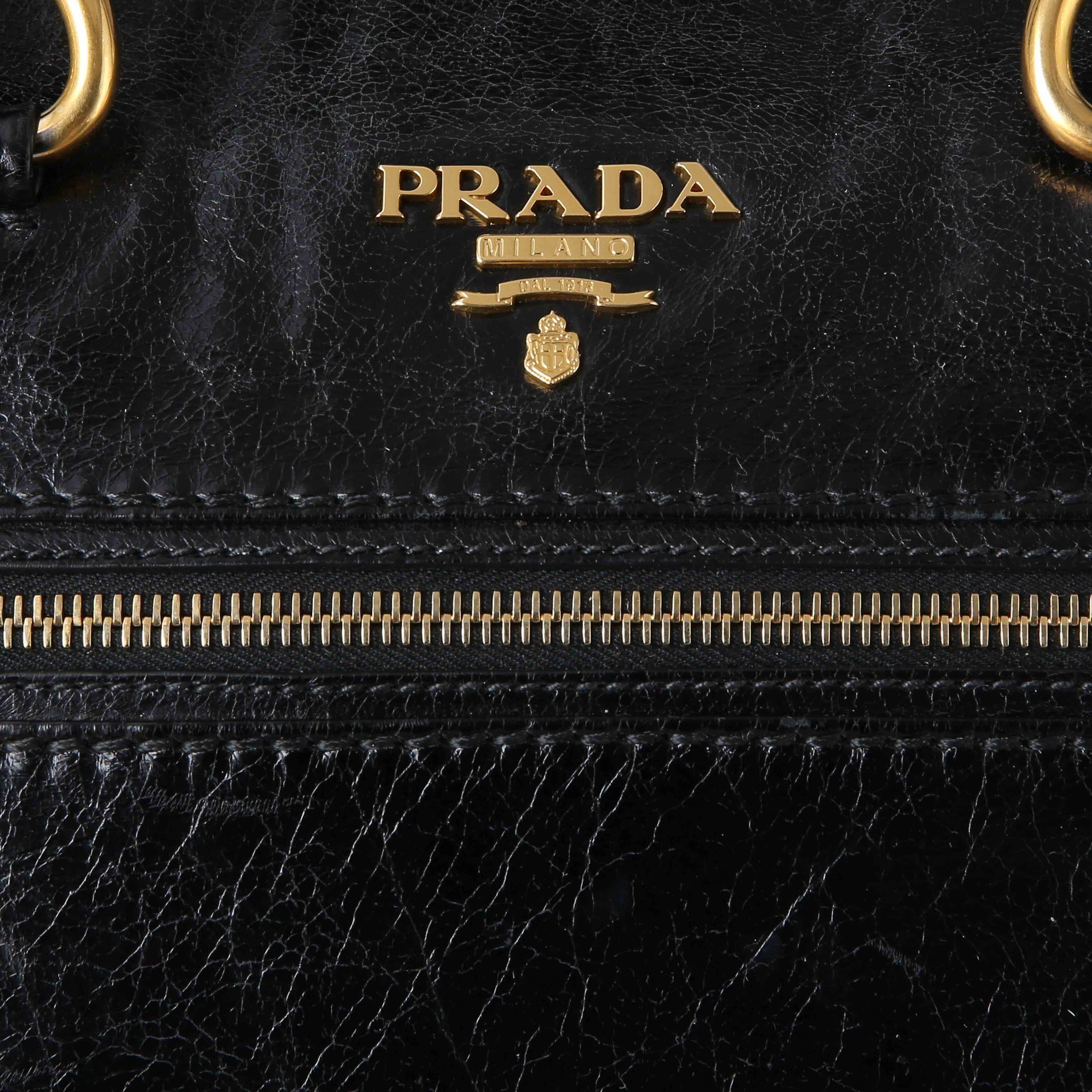 PRADA(USED)프라다 BL0728 비텔로 샤인 토트겸 숄더백