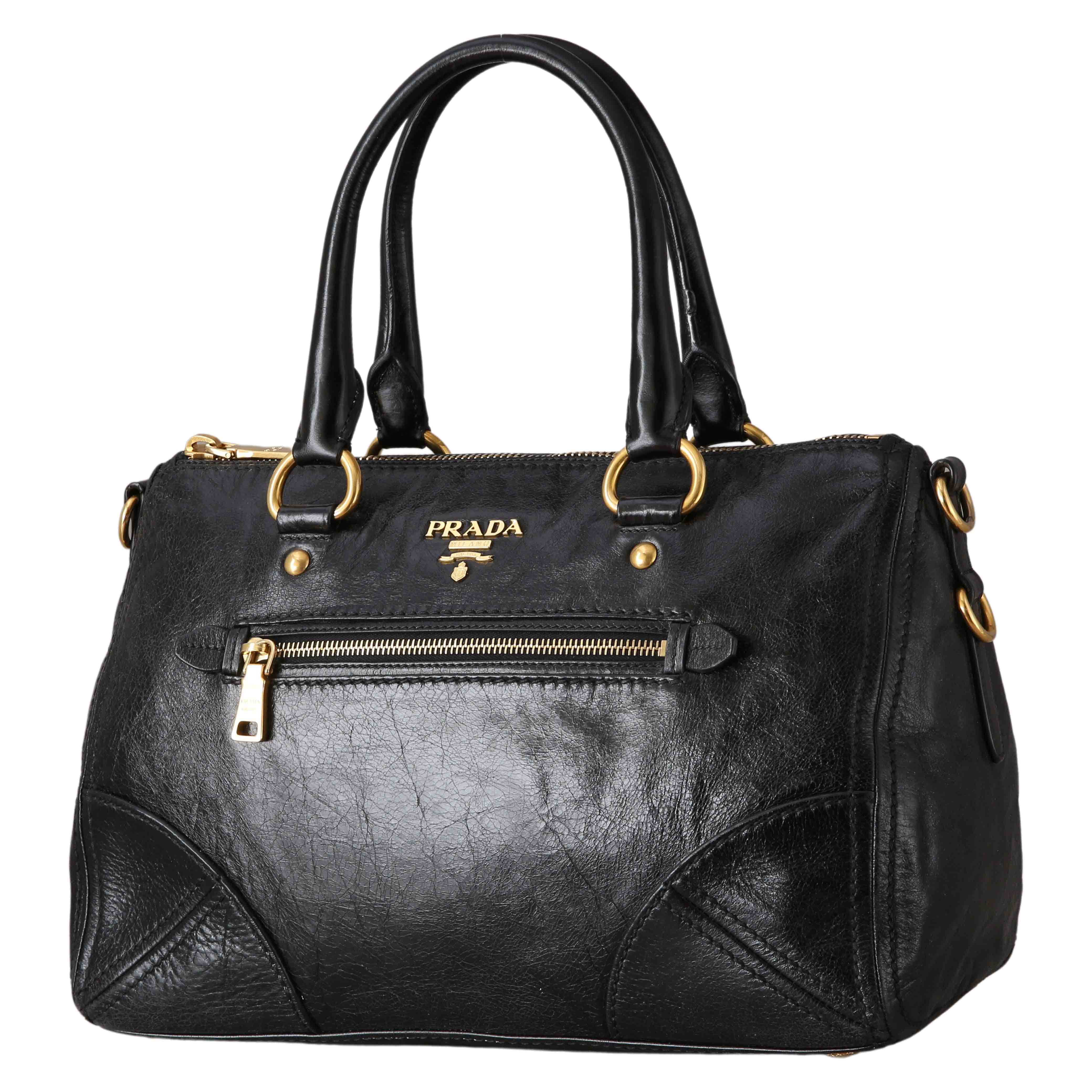 PRADA(USED)프라다 BL0728 비텔로 샤인 토트겸 숄더백