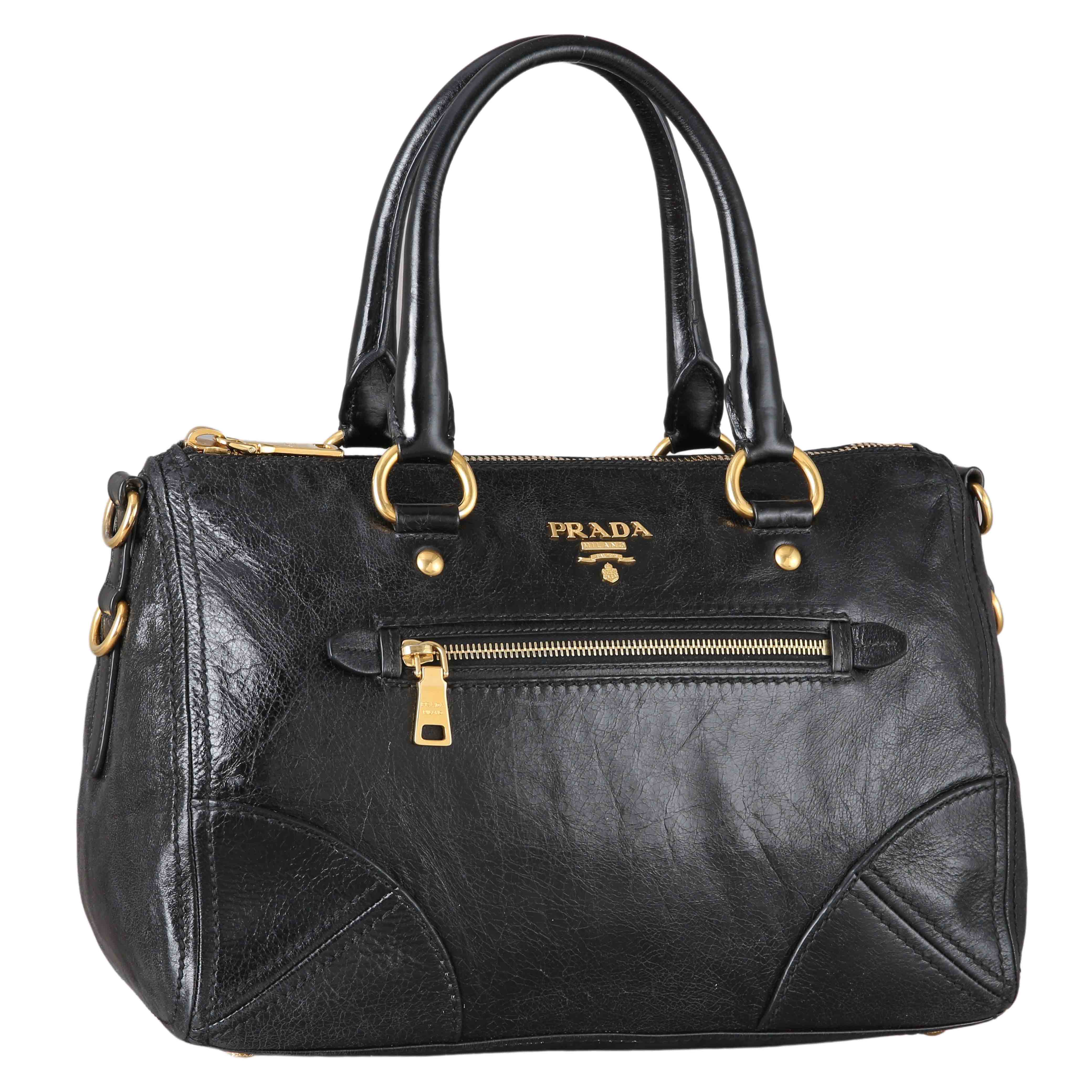 PRADA(USED)프라다 BL0728 비텔로 샤인 토트겸 숄더백