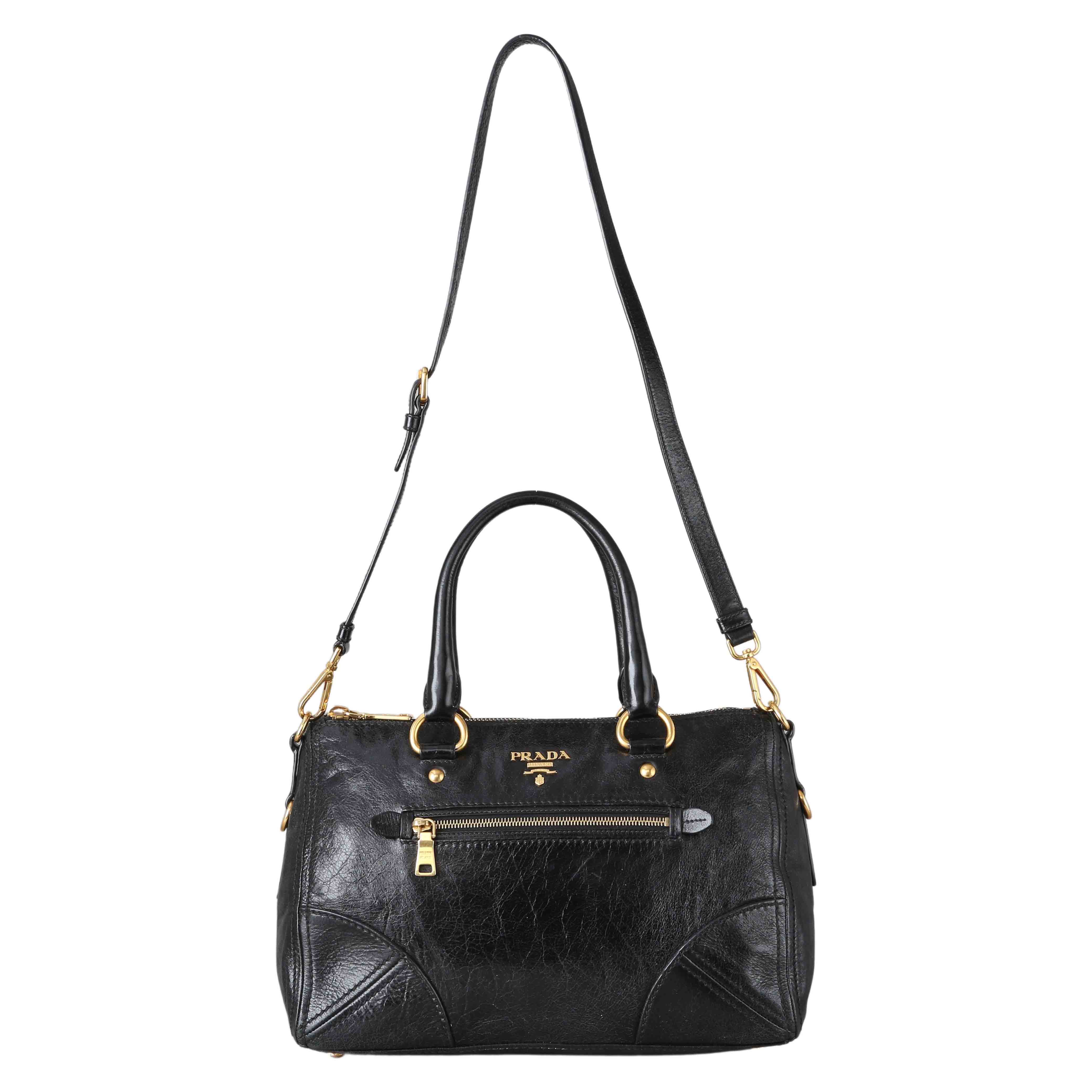 PRADA(USED)프라다 BL0728 비텔로 샤인 토트겸 숄더백