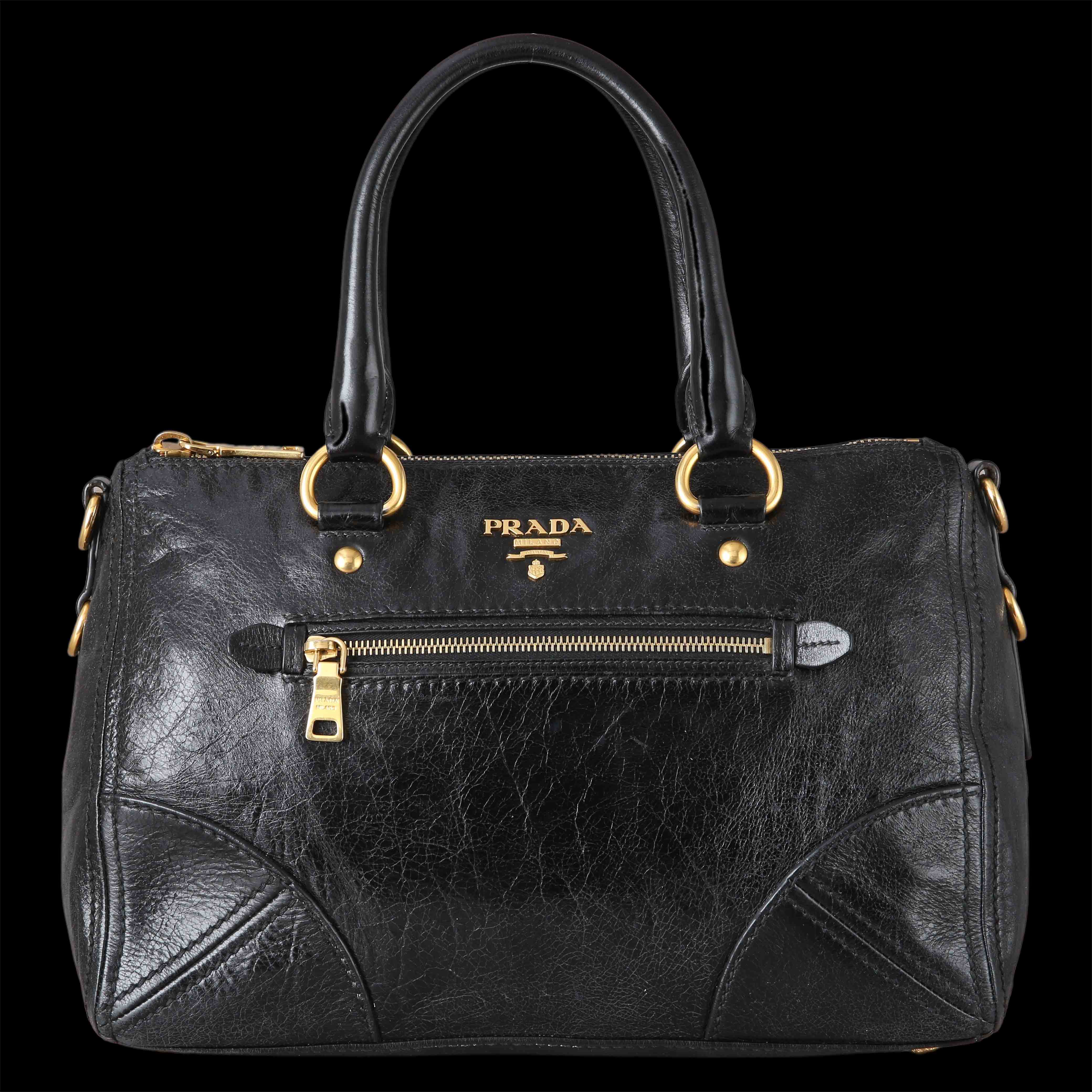 PRADA(USED)프라다 BL0728 비텔로 샤인 토트겸 숄더백
