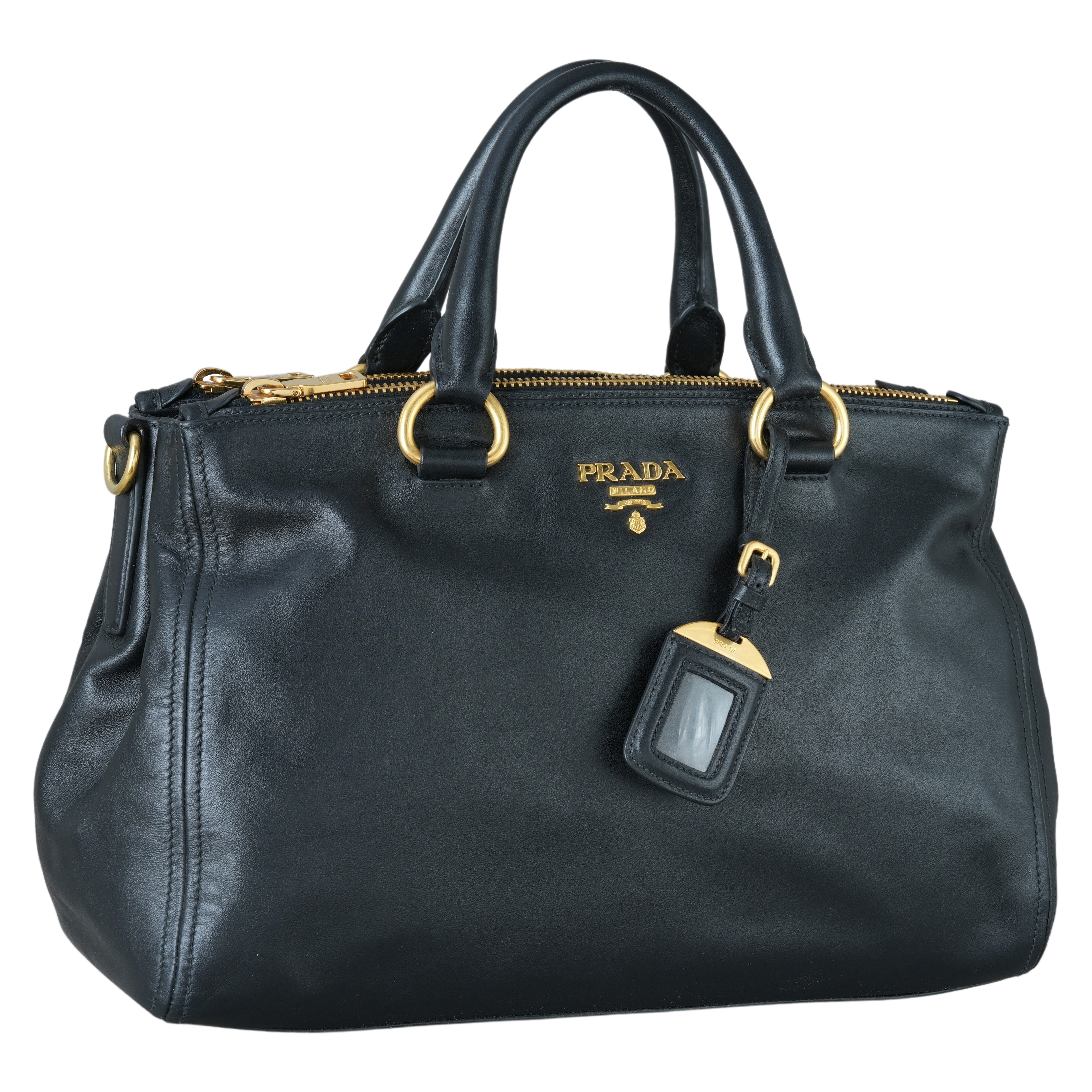 PRADA(USED)프라다 BN2324 비텔로샤인 토트겸 숄더백