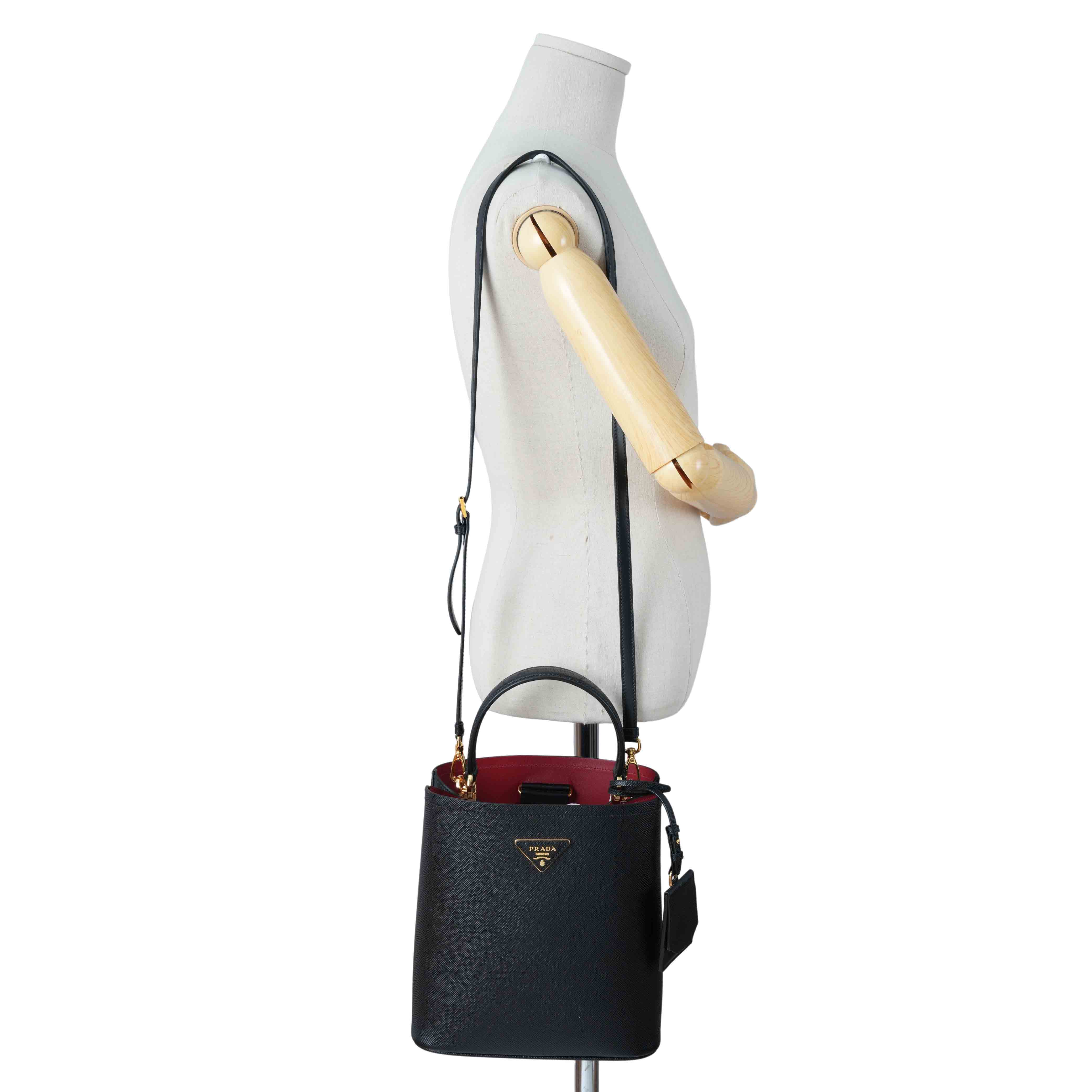 PRADA(USED)프라다 1BA212 사피아노 파니에 토트백