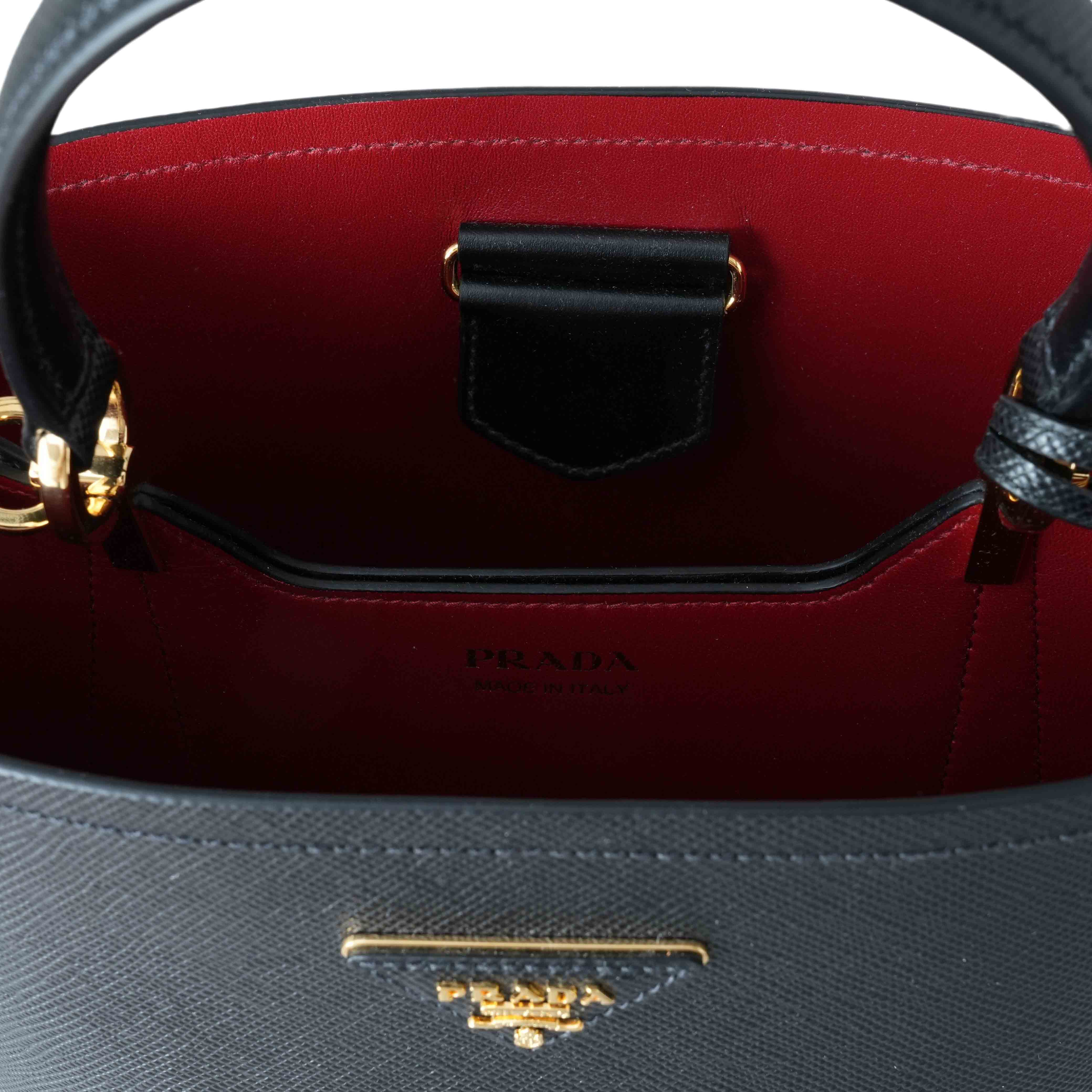 PRADA(USED)프라다 1BA212 사피아노 파니에 토트백