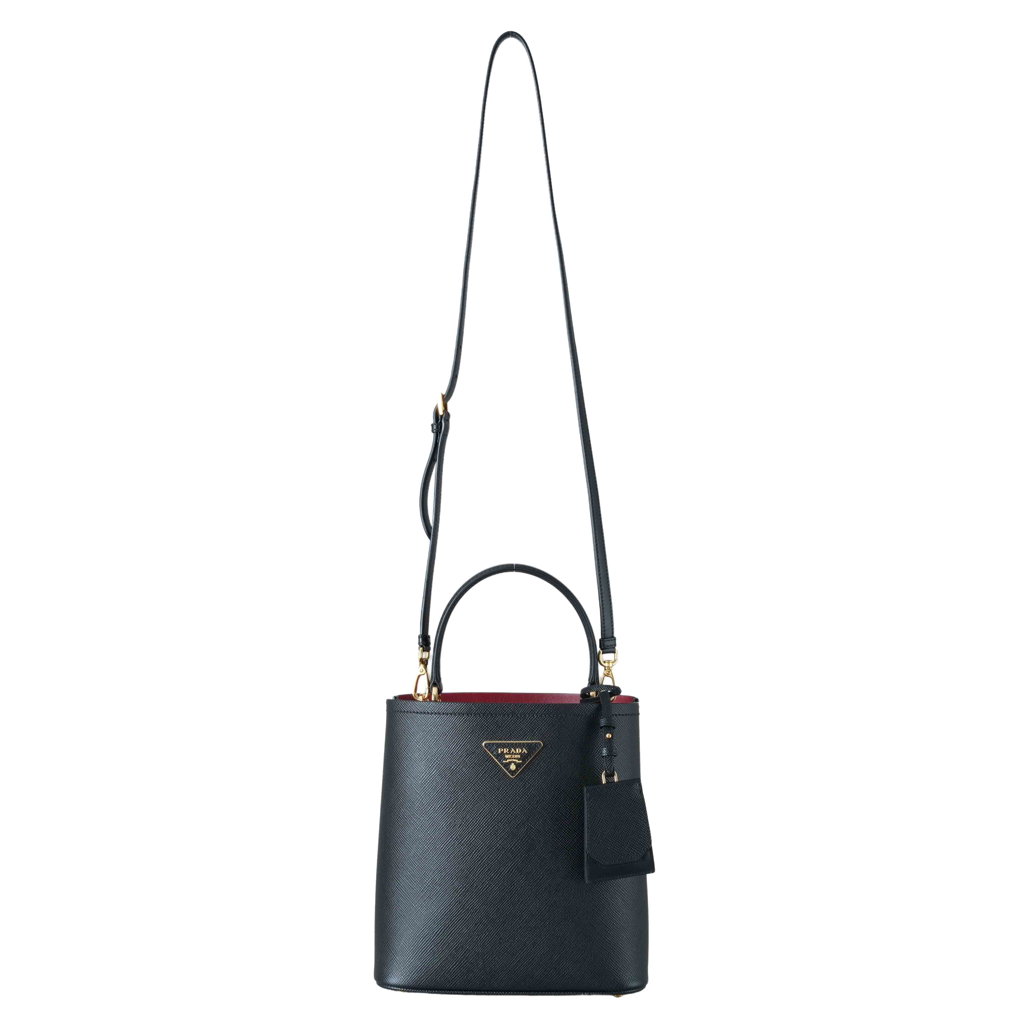 PRADA(USED)프라다 1BA212 사피아노 파니에 토트백