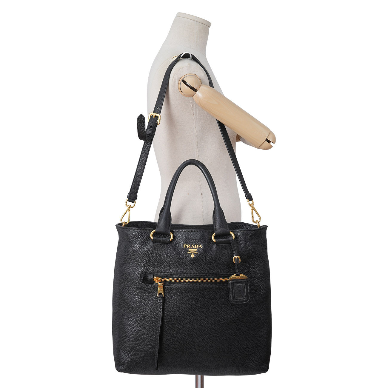 PRADA(USED)프라다 비텔로 다이노 숄더백