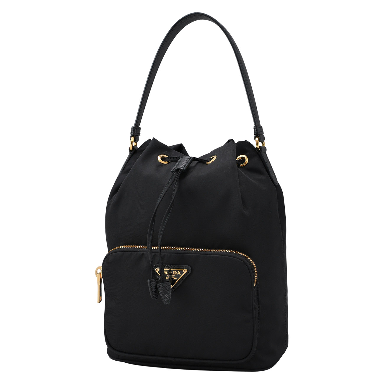 PRADA(USED)프라다 1BH038 리나일론 버킷백