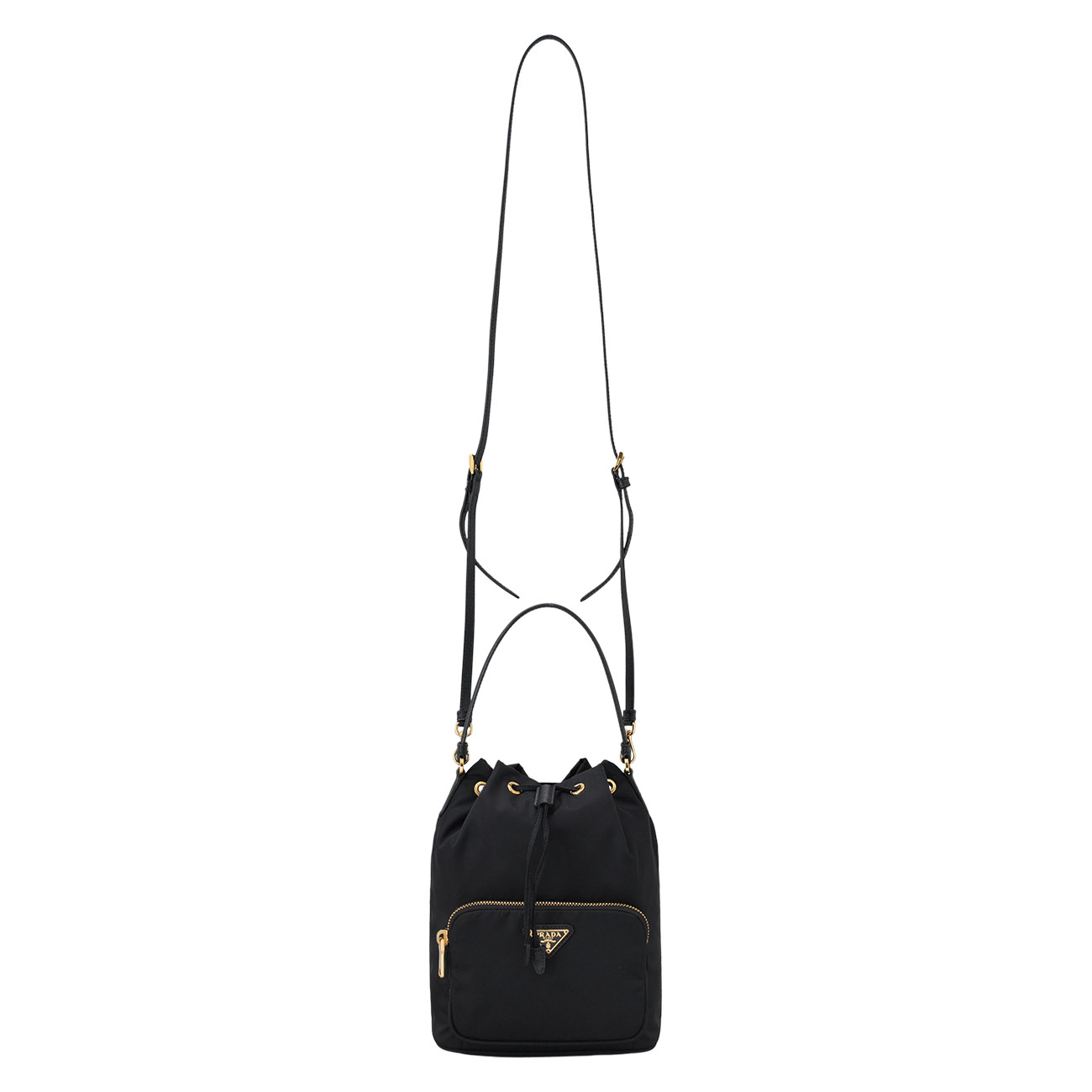 PRADA(USED)프라다 1BH038 리나일론 버킷백