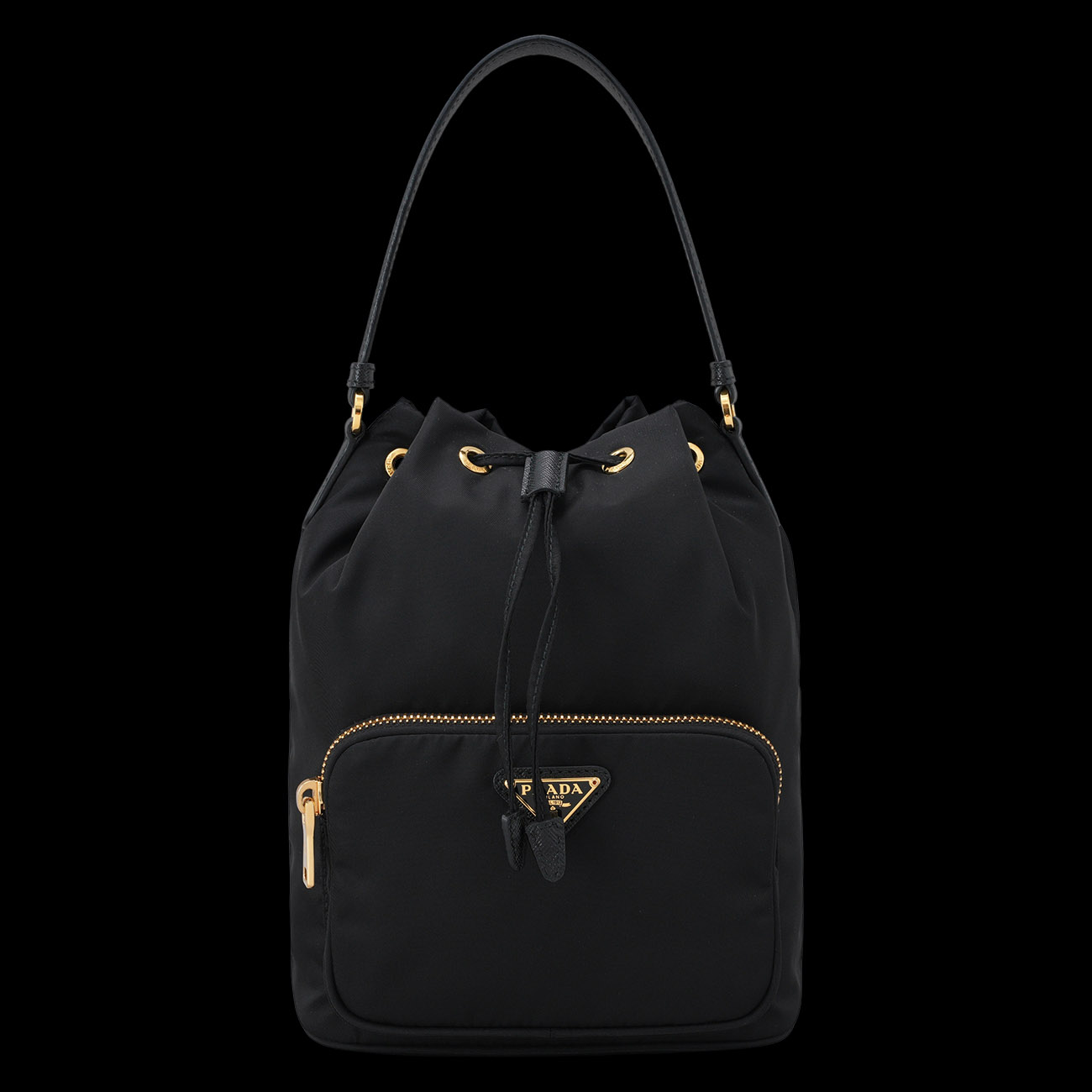 PRADA(USED)프라다 1BH038 리나일론 버킷백