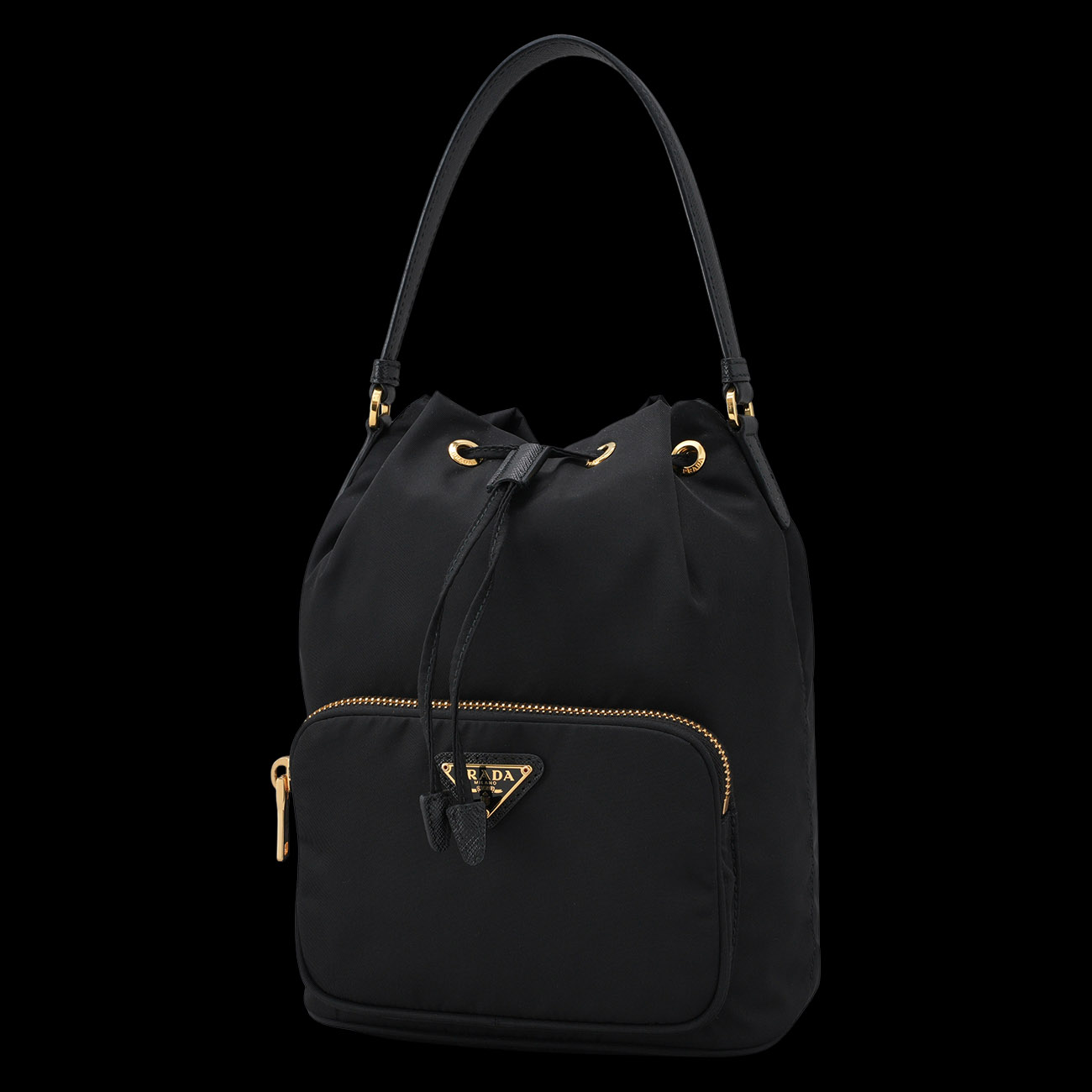 PRADA(USED)프라다 1BH038 리나일론 버킷백