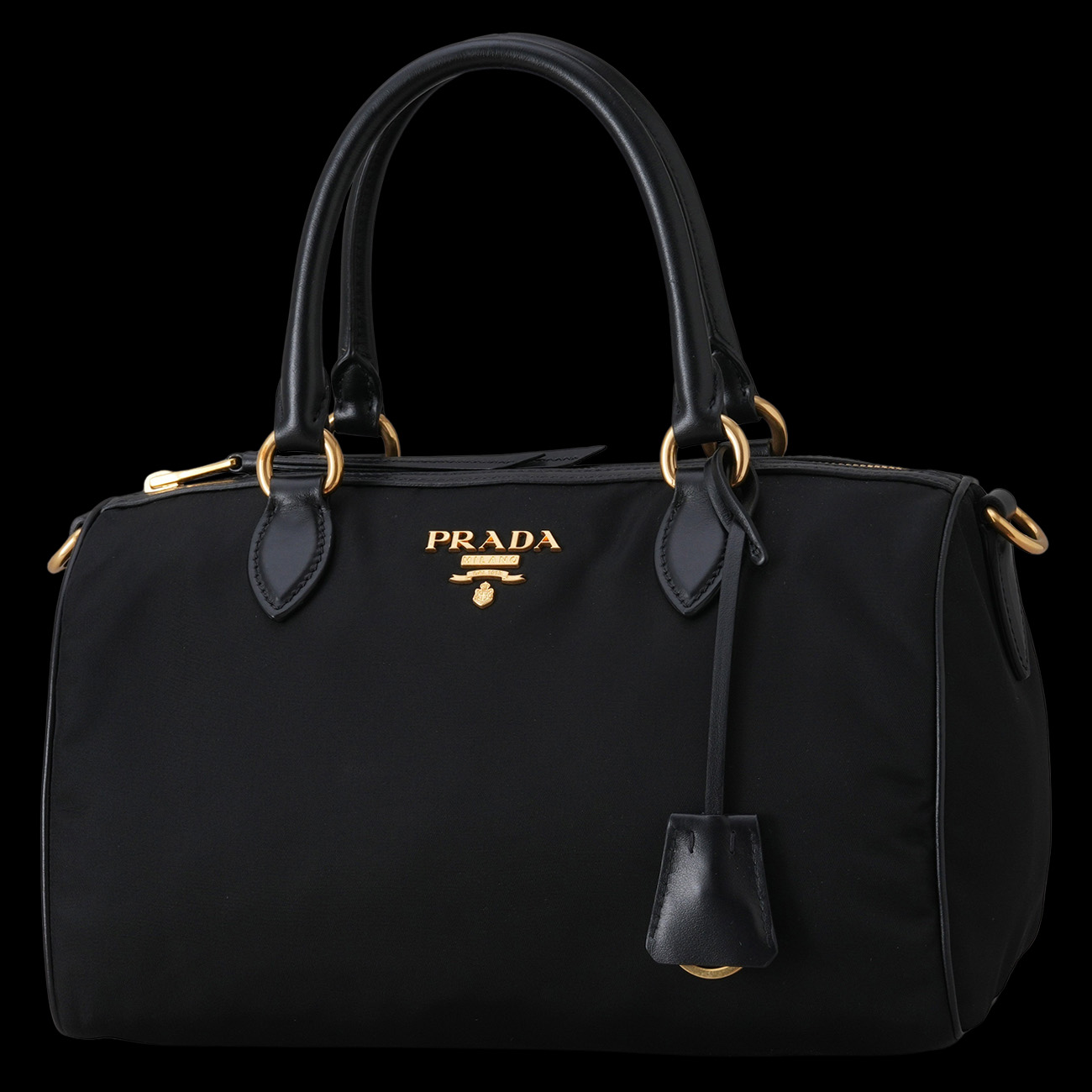 PRADA(USED)프라다 1BB797 나일론 보스턴백