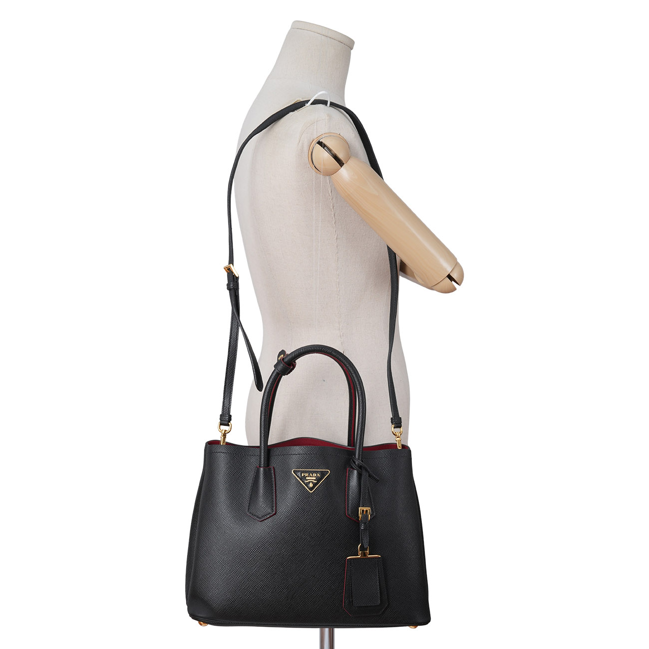 PRADA(USED)프라다 1BG887 사피아노 두블레 토트겸 숄더백