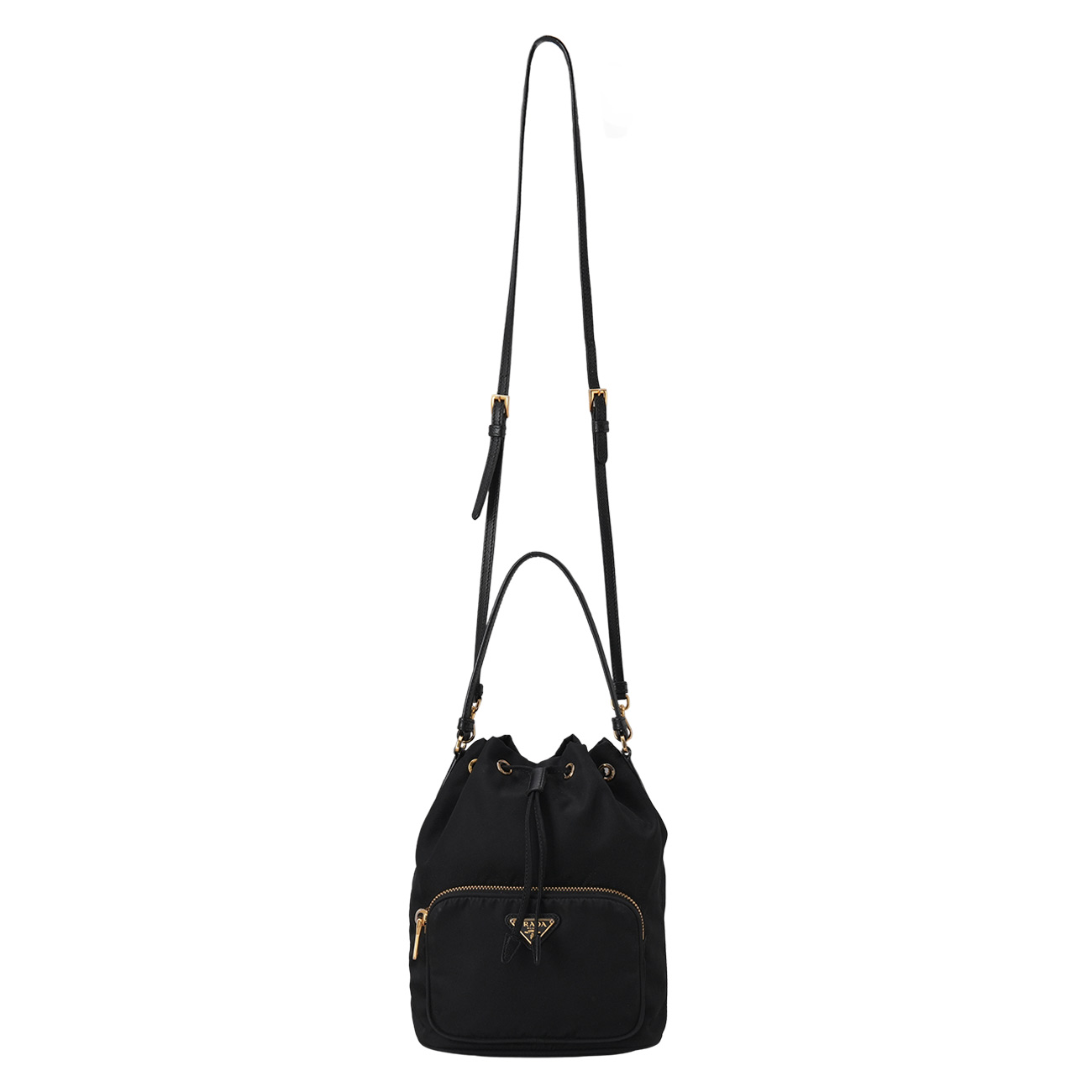 PRADA(USED)프라다 1BH038 리나일론 버킷백