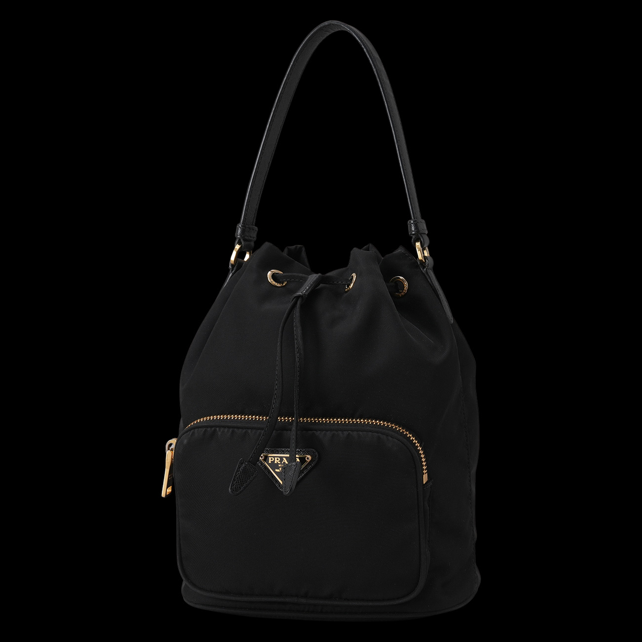 PRADA(USED)프라다 1BH038 리나일론 버킷백