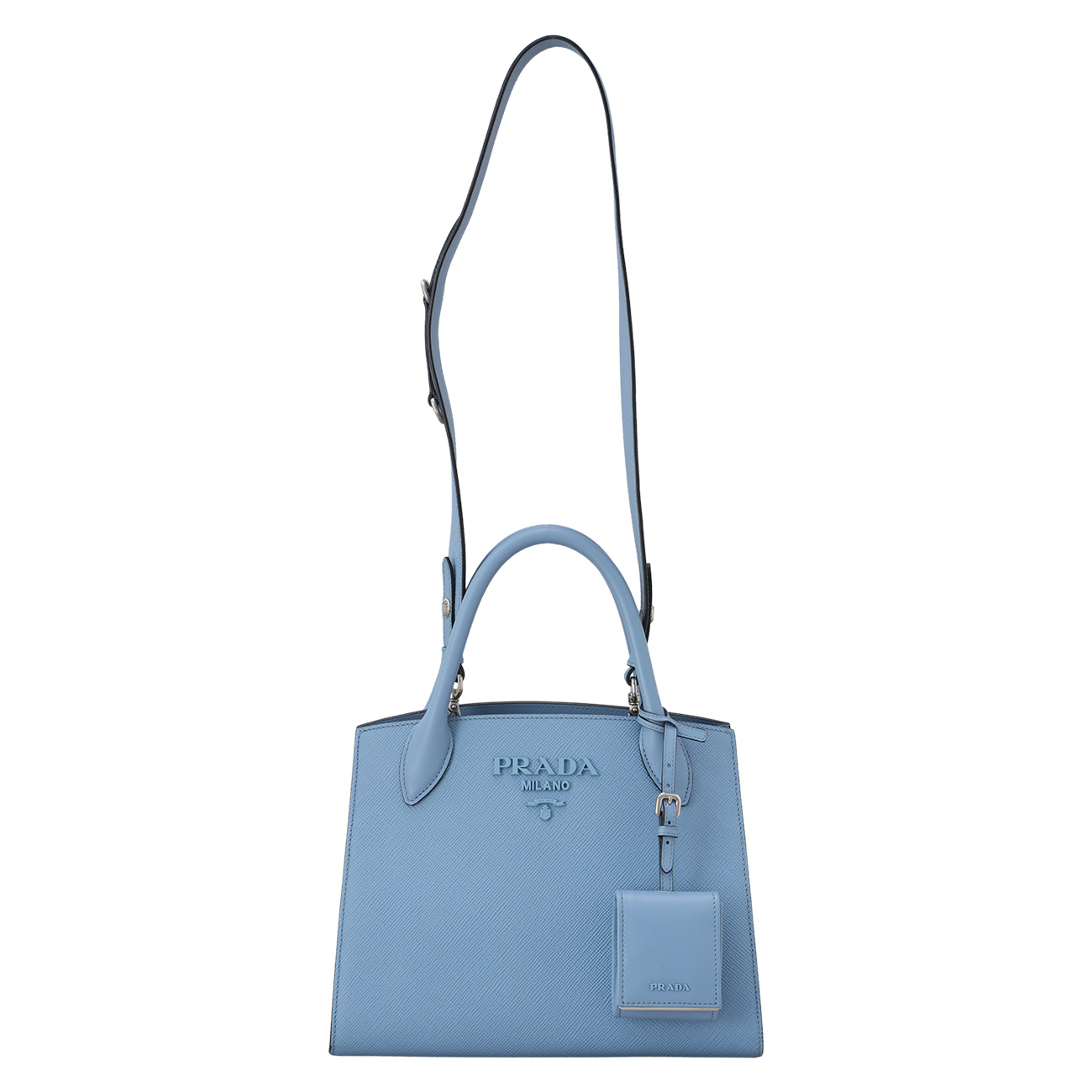 PRADA(USED)프라다 사피아노 모노크롬 토트겸 숄더백