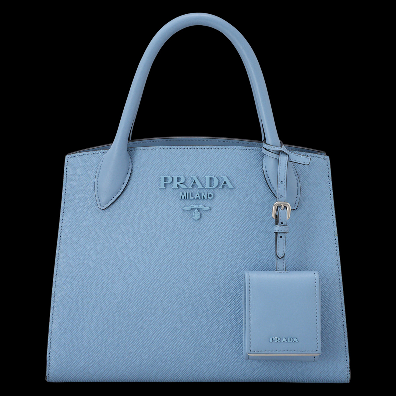 PRADA(USED)프라다 사피아노 모노크롬 토트겸 숄더백