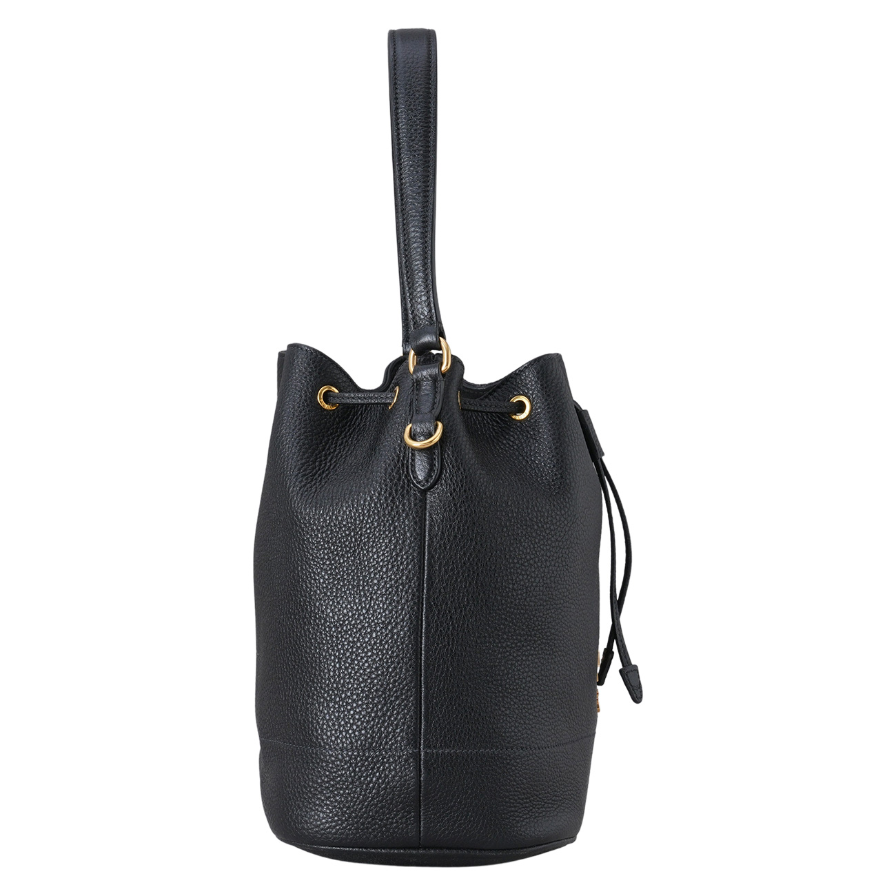 PRADA(USED)프라다 1BE018 비텔로 다이노 버킷백