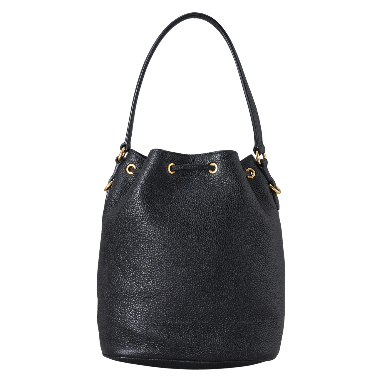 PRADA(USED)프라다 1BE018 비텔로 다이노 버킷백