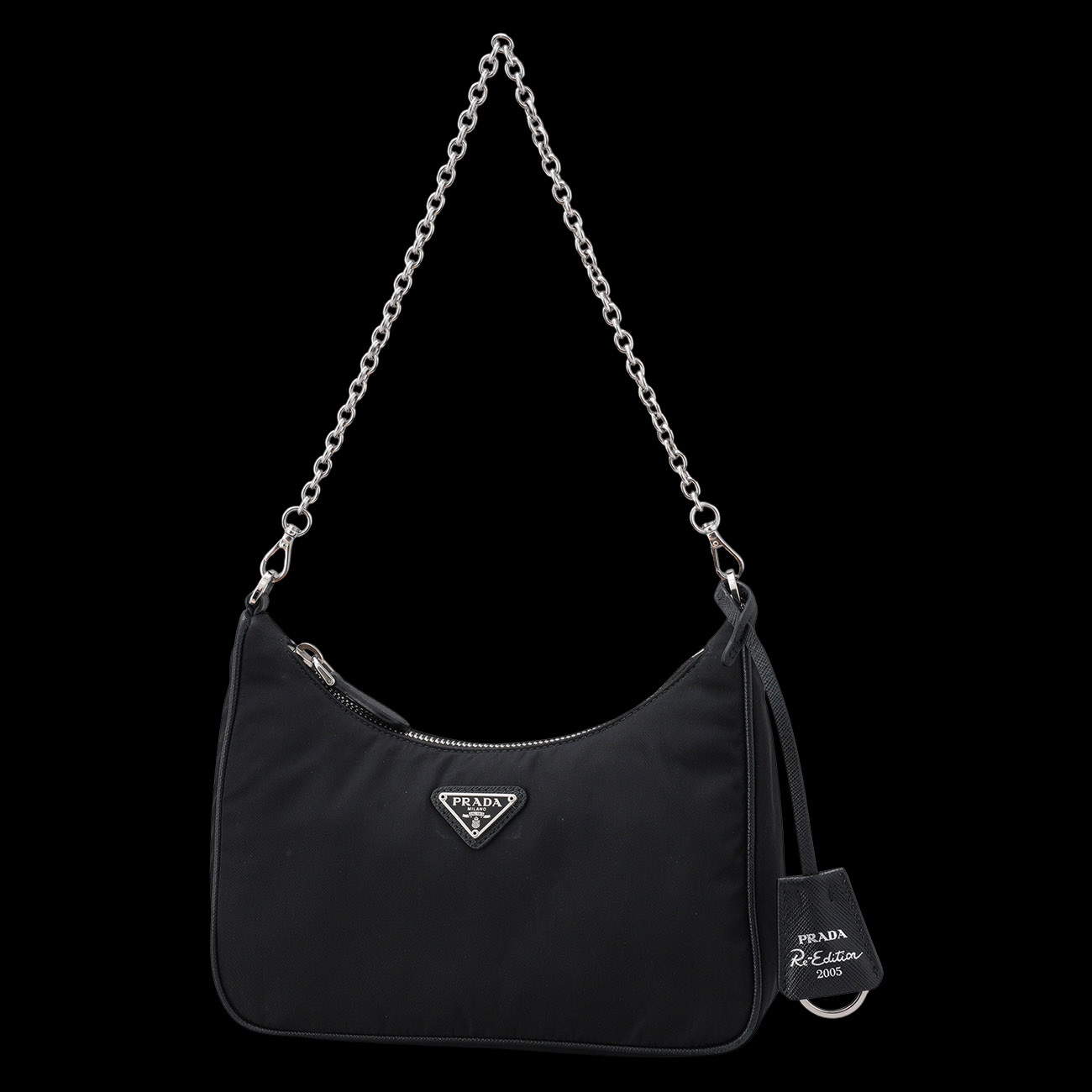 PRADA(USED)프라다 1BH204 리나일론 테수토 호보백