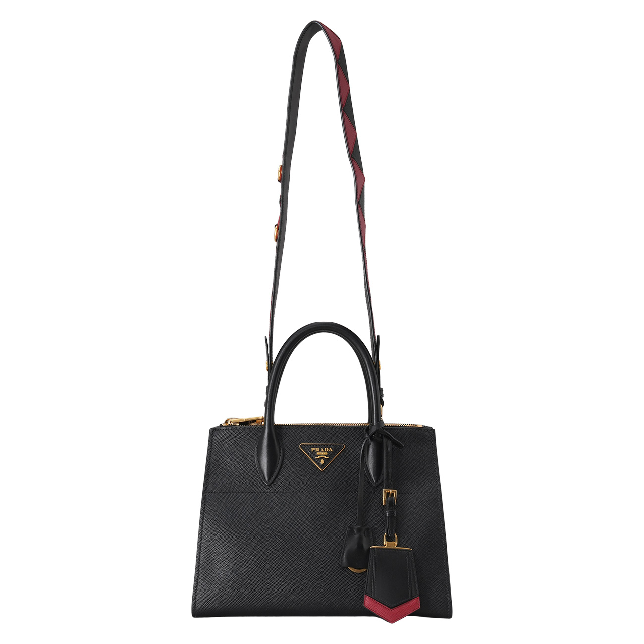 PRADA(USED)프라다 1BA103 사피아노 패러다임 숄더백