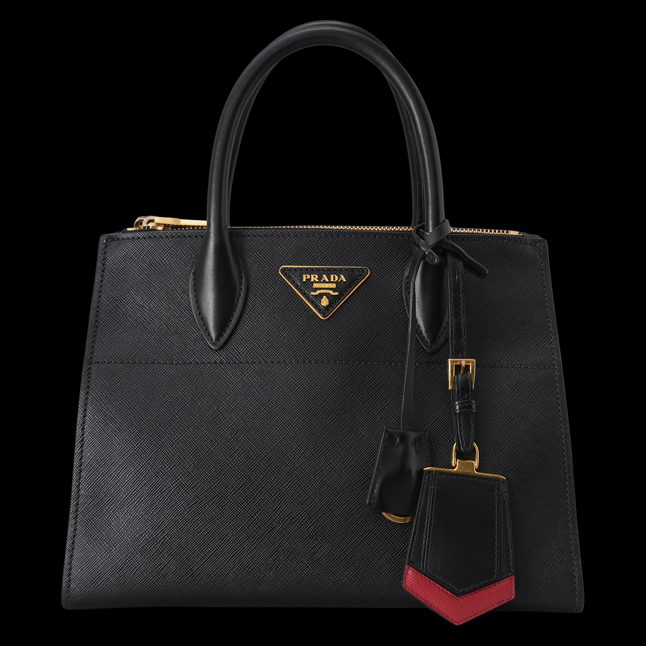 PRADA(USED)프라다 1BA103 사피아노 패러다임 숄더백