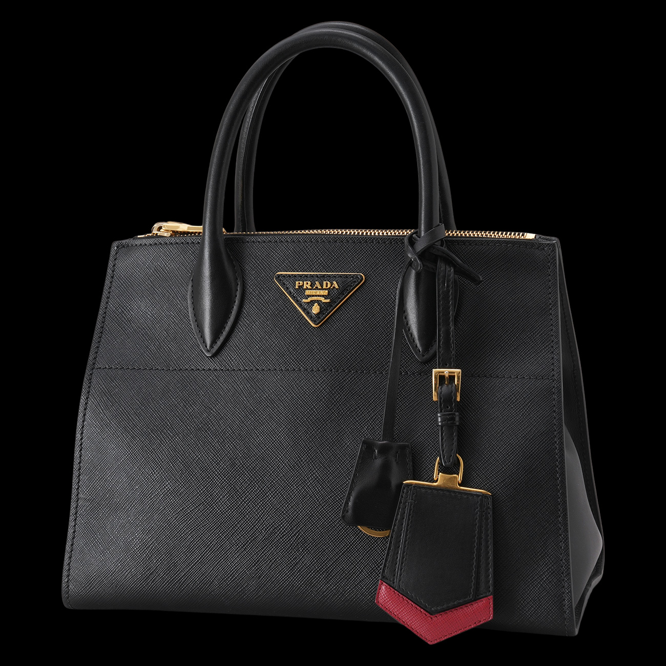 PRADA(USED)프라다 1BA103 사피아노 패러다임 숄더백