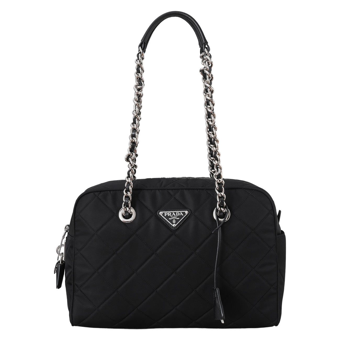 PRADA(USED)프라다 1BB903 포코노 퀼팅 체인 숄더백