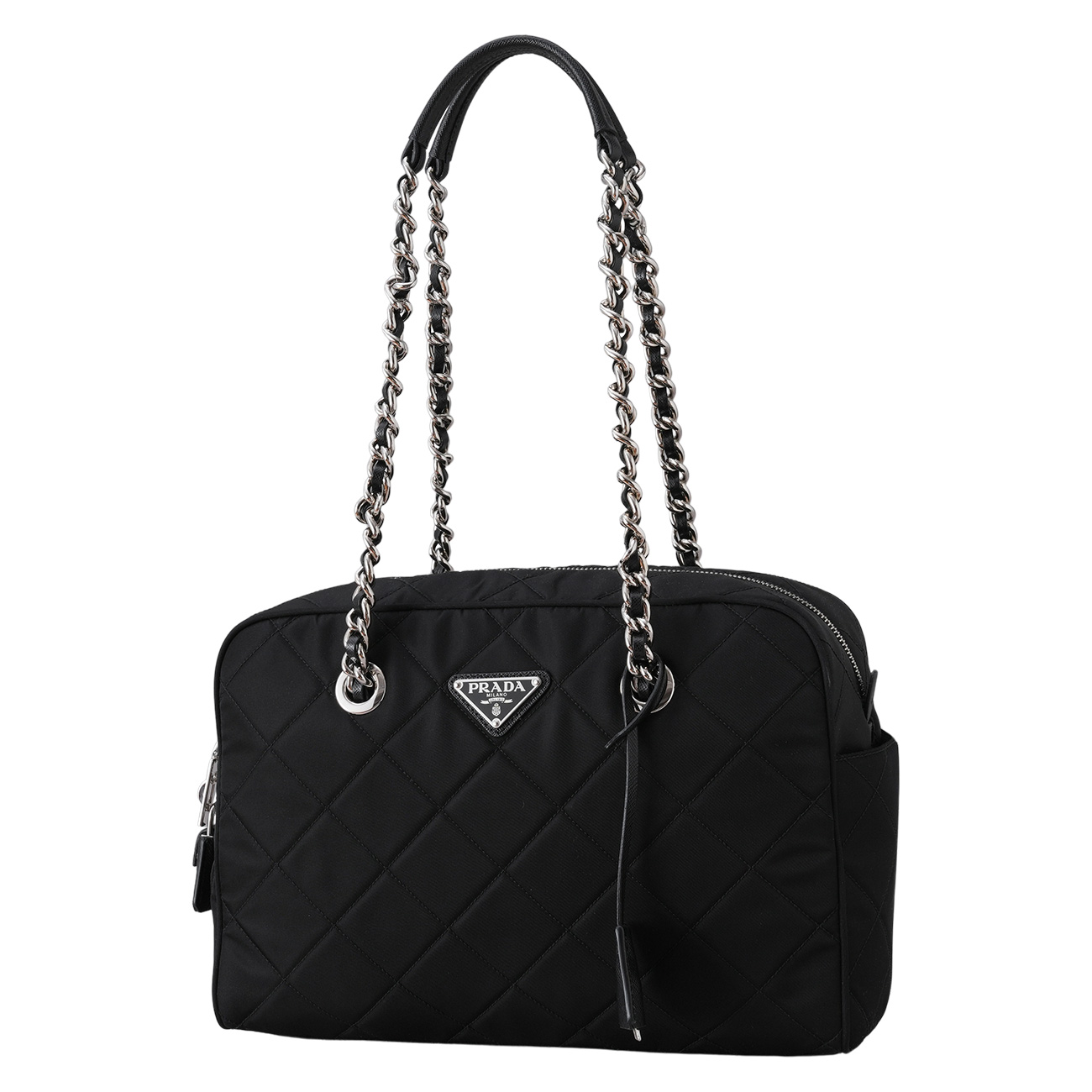 PRADA(USED)프라다 1BB903 포코노 퀼팅 체인 숄더백