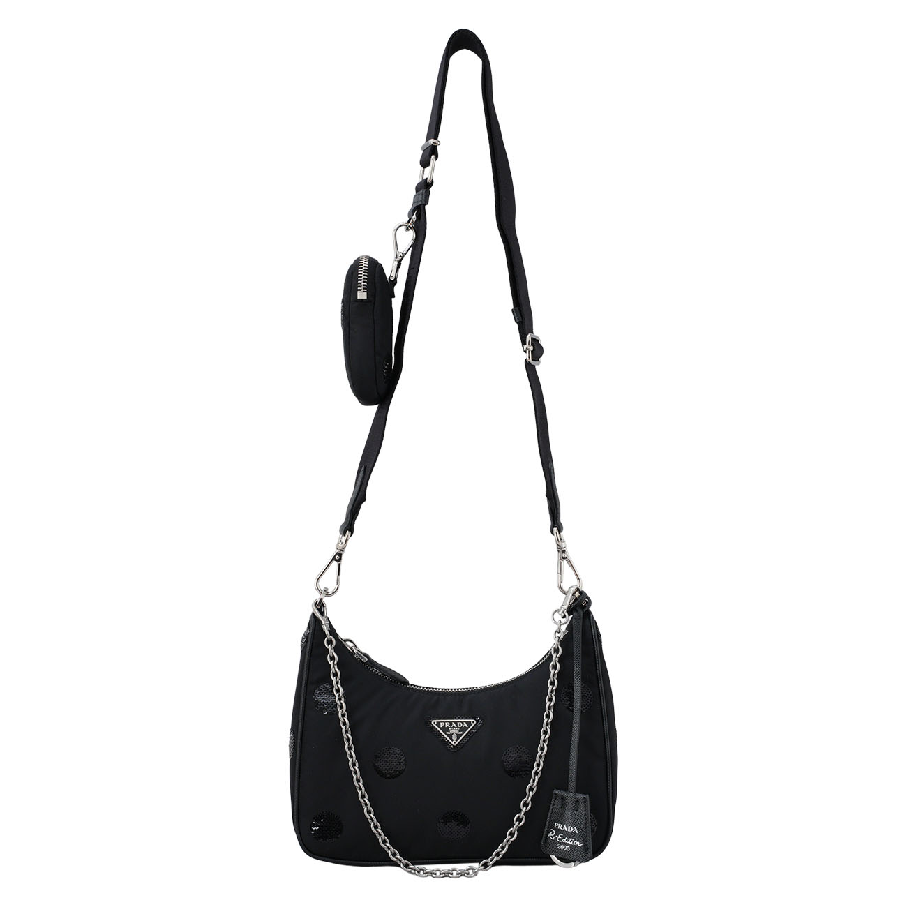 PRADA(USED)프라다 1BH204 리나일론 테수토 호보백