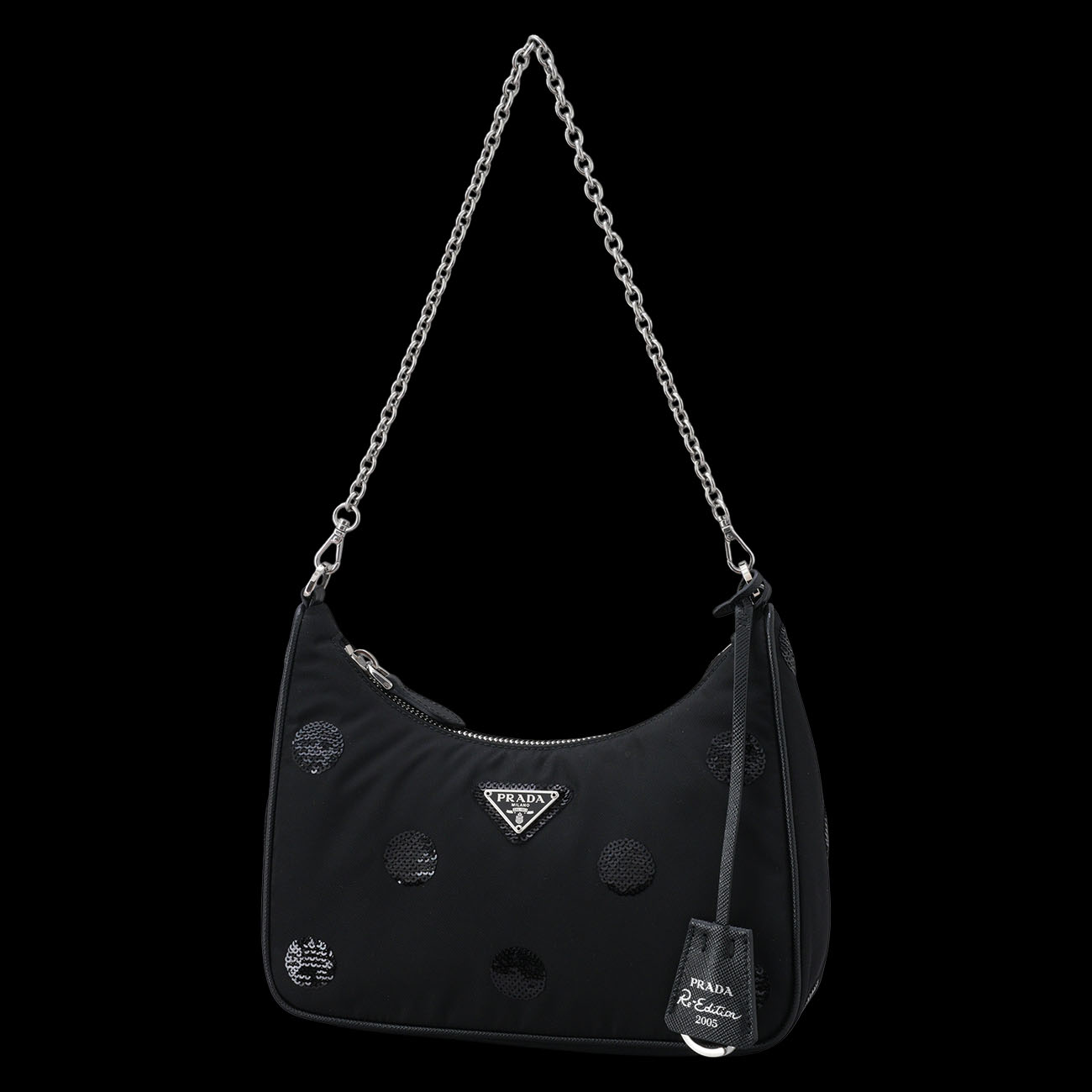 PRADA(USED)프라다 1BH204 리나일론 테수토 호보백