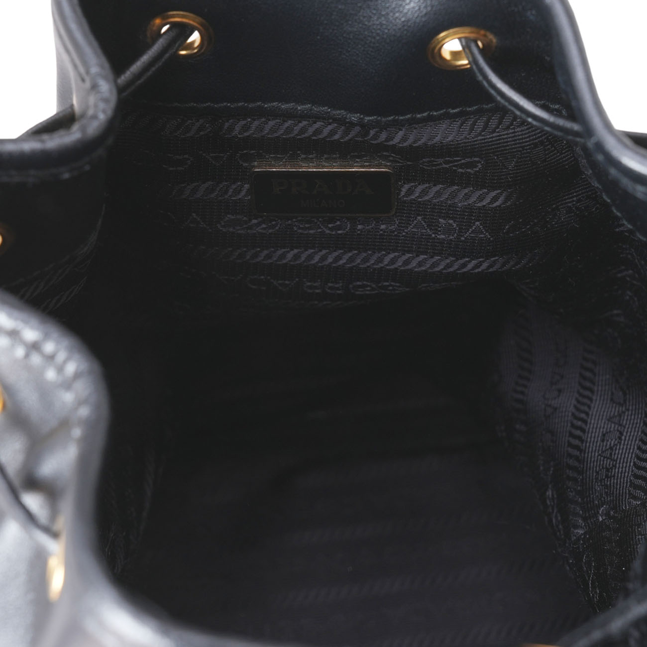 PRADA(USED)프라다 1BH038 레더 버킷백