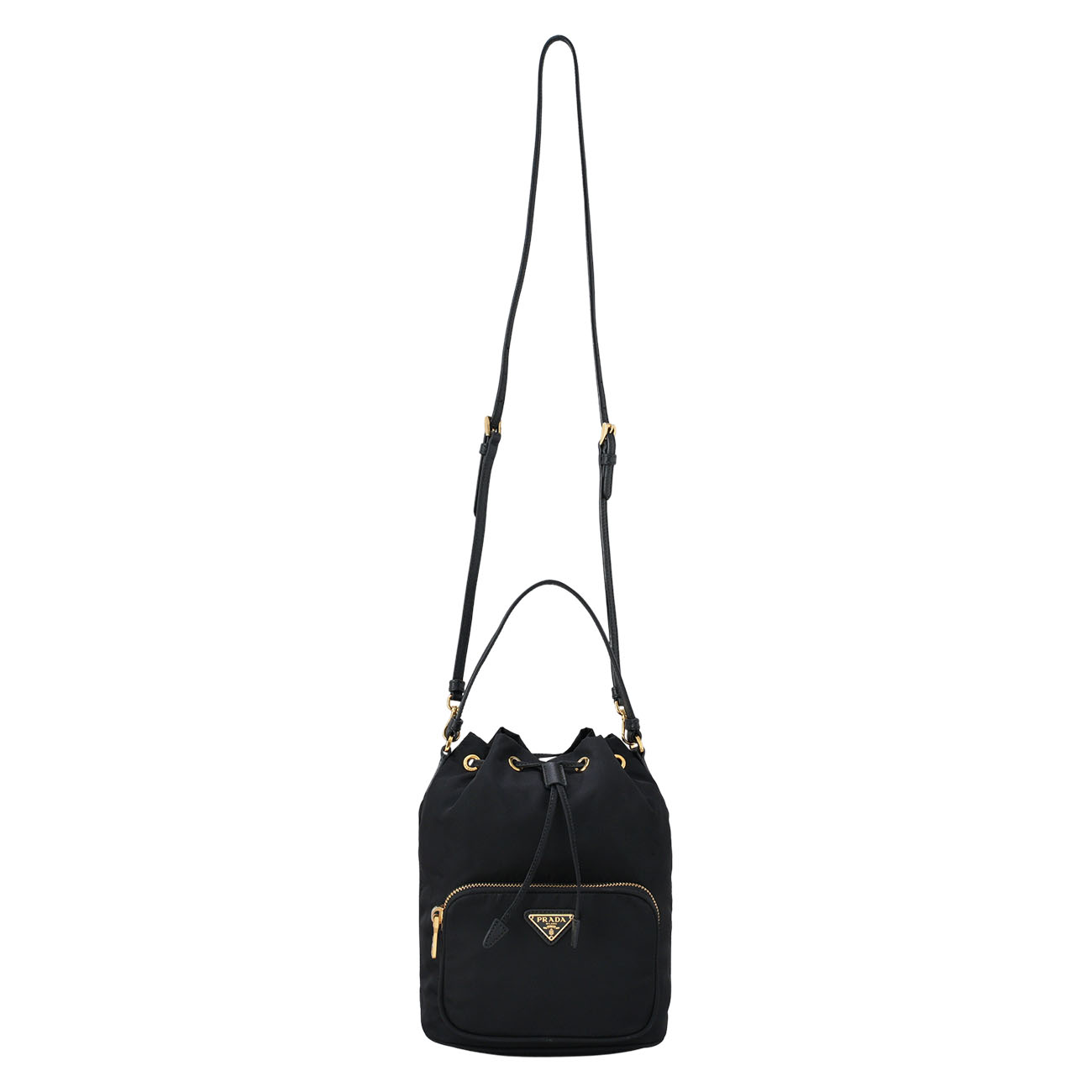 PRADA(USED)프라다 1BH038 리나일론 버킷백