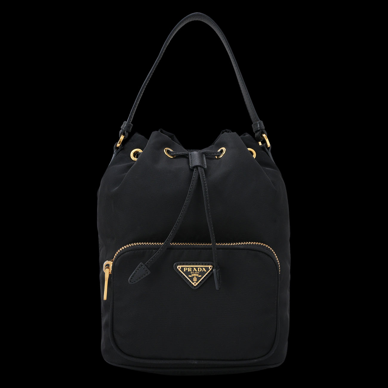 PRADA(USED)프라다 1BH038 리나일론 버킷백