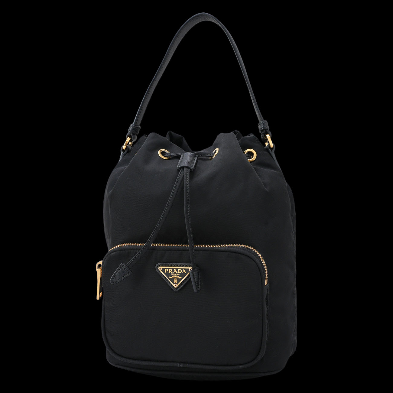 PRADA(USED)프라다 1BH038 리나일론 버킷백