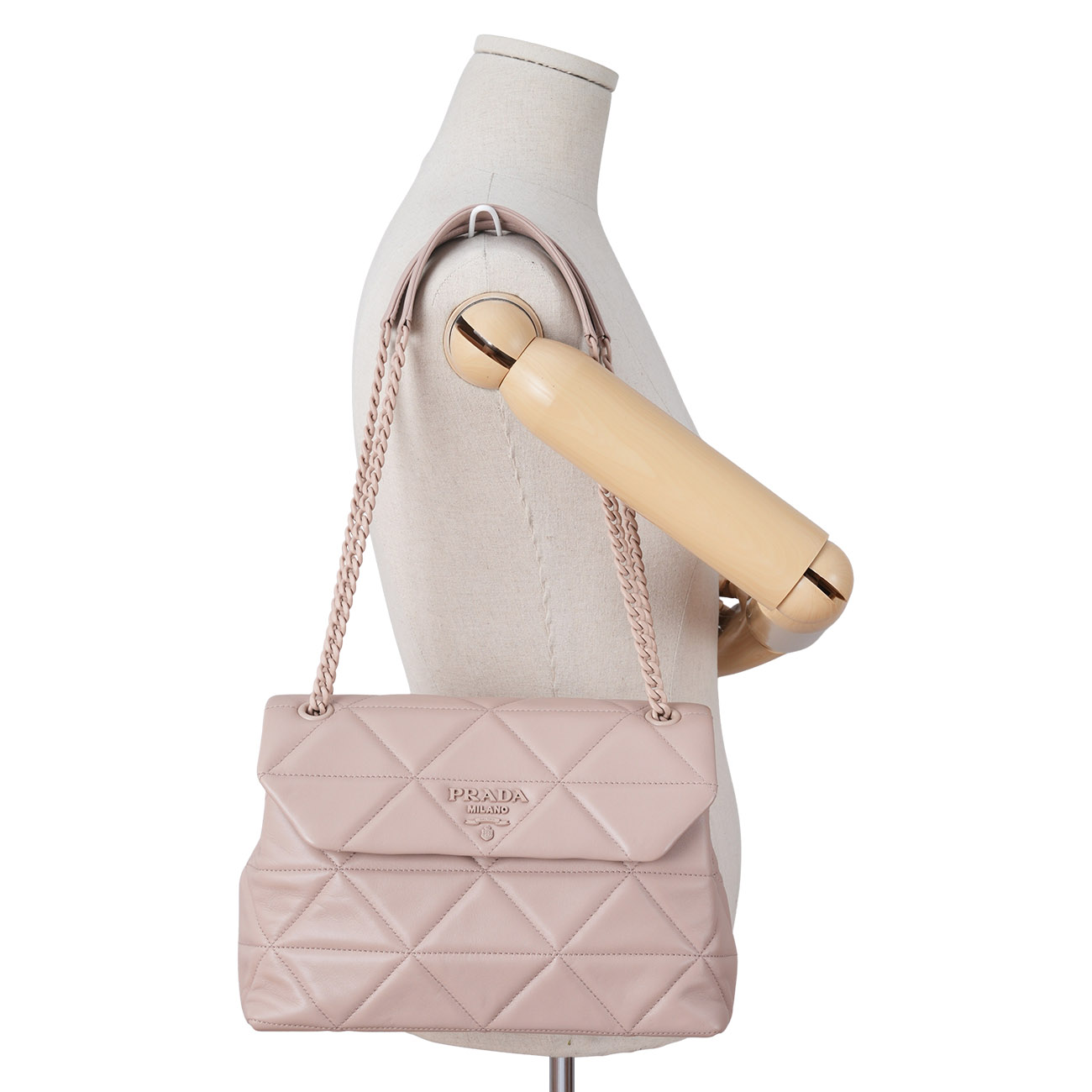 PRADA(USED)프라다 1BD231 나파 스티치 스펙트럼 숄더백