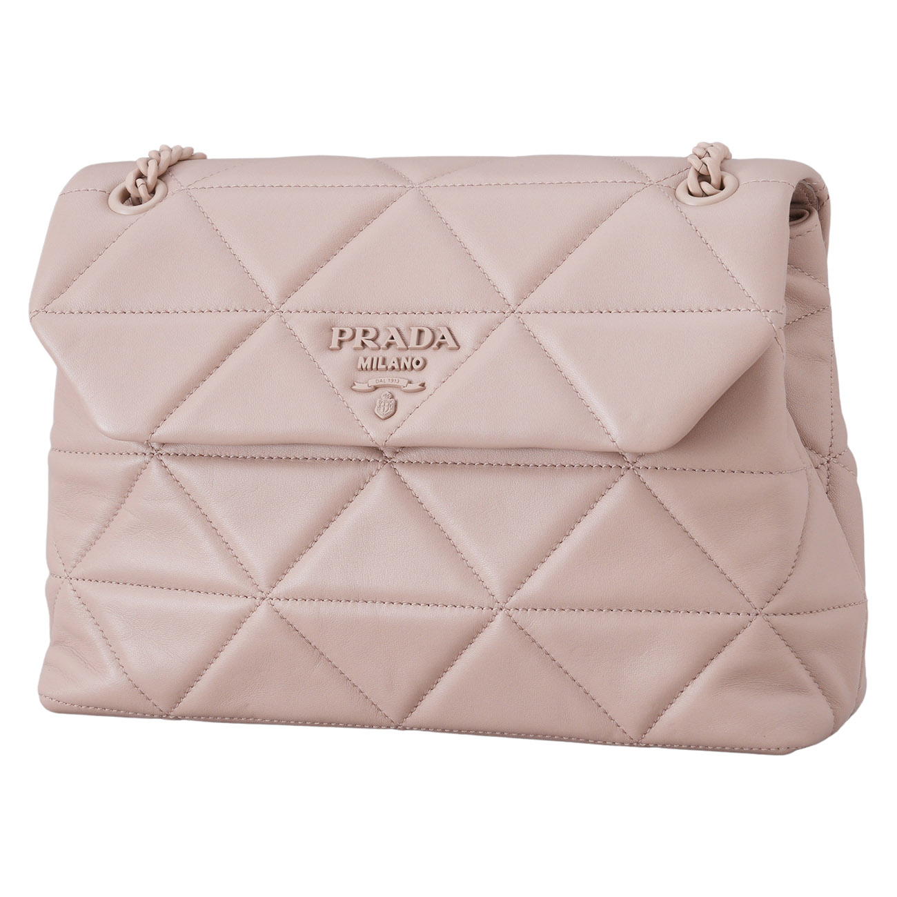 PRADA(USED)프라다 1BD231 나파 스티치 스펙트럼 숄더백