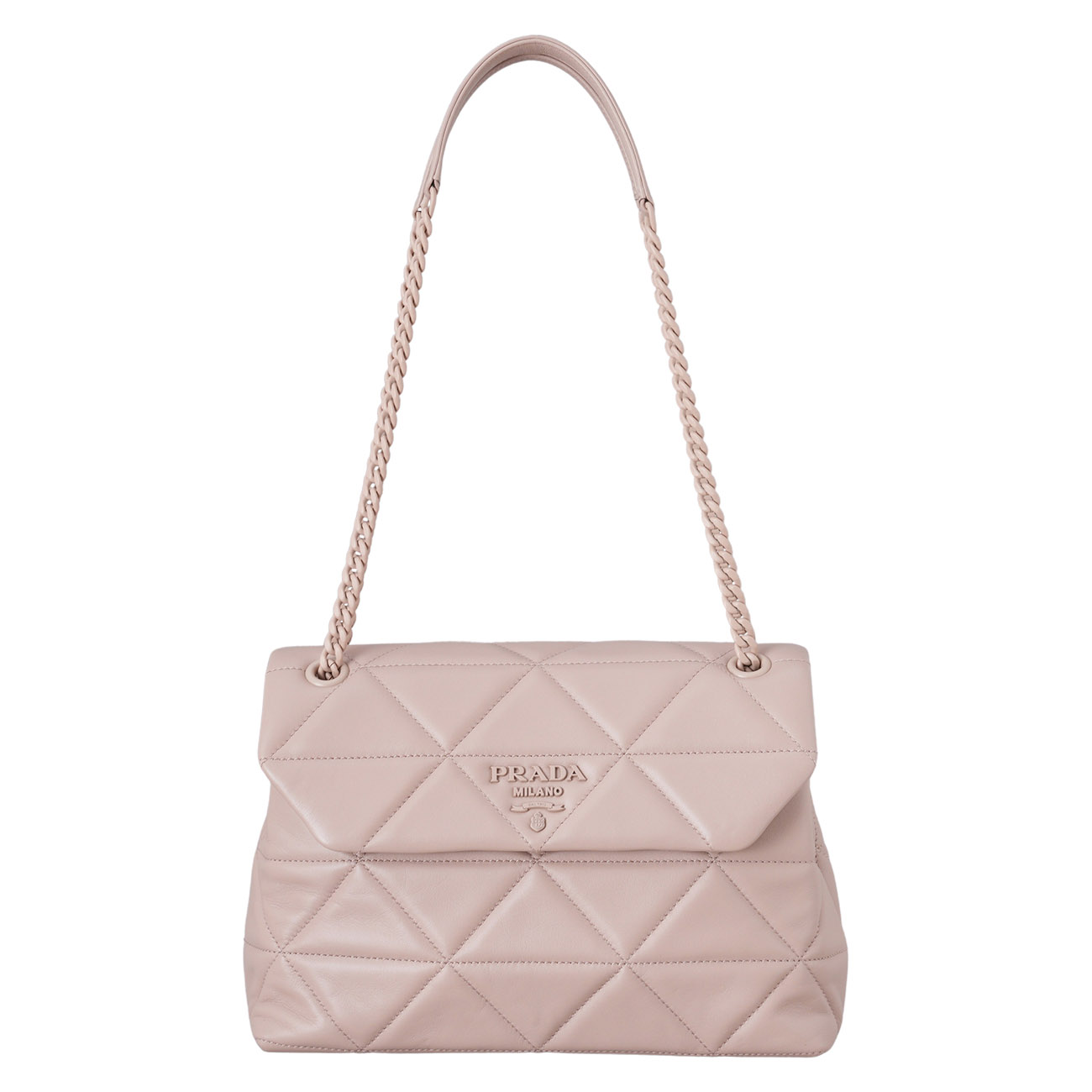 PRADA(USED)프라다 1BD231 나파 스티치 스펙트럼 숄더백