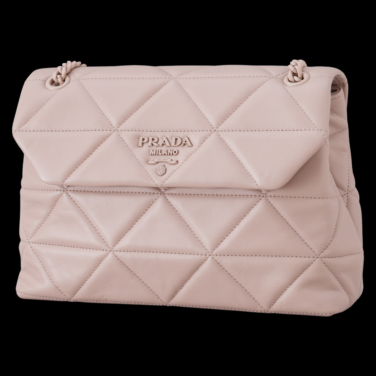 PRADA(USED)프라다 1BD231 나파 스티치 스펙트럼 숄더백