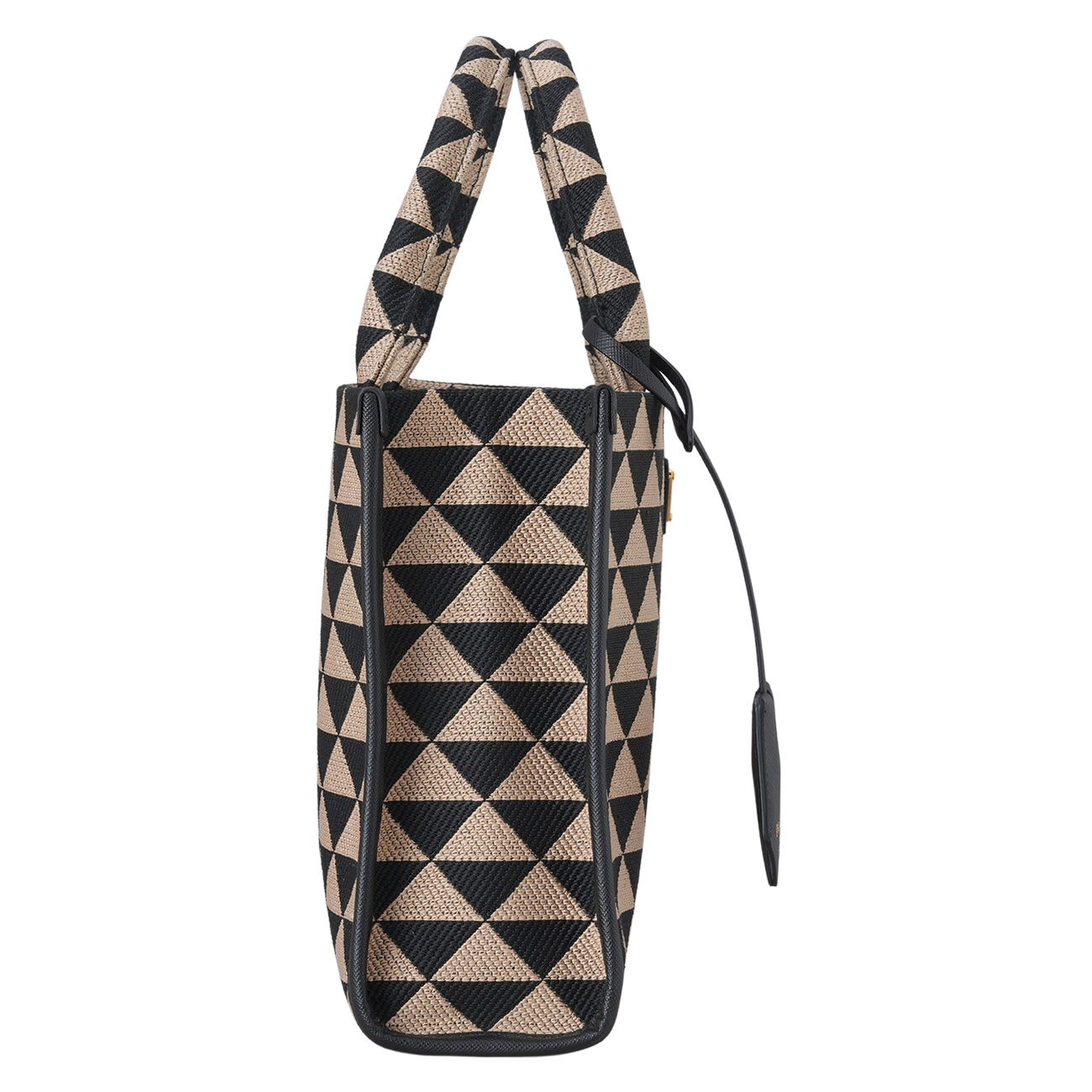 PRADA(USED)프라다 1BA354 심볼 자카드 토트백