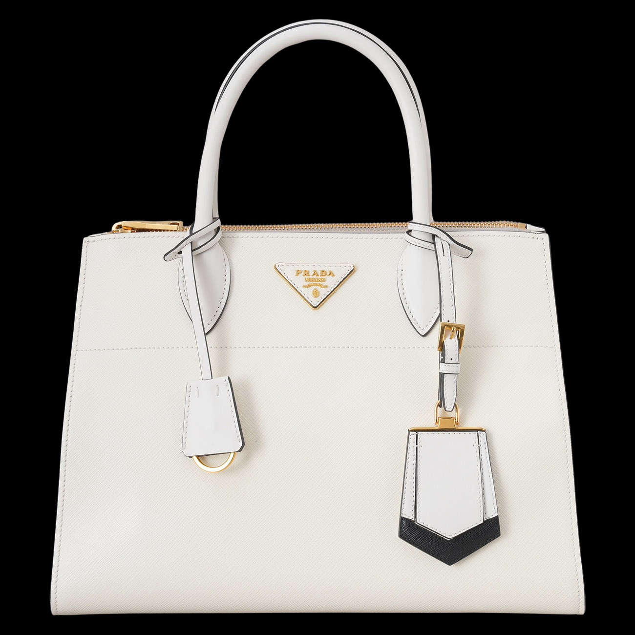 PRADA(USED)프라다 1BA102 사피아노 시티 토트겸 숄더백