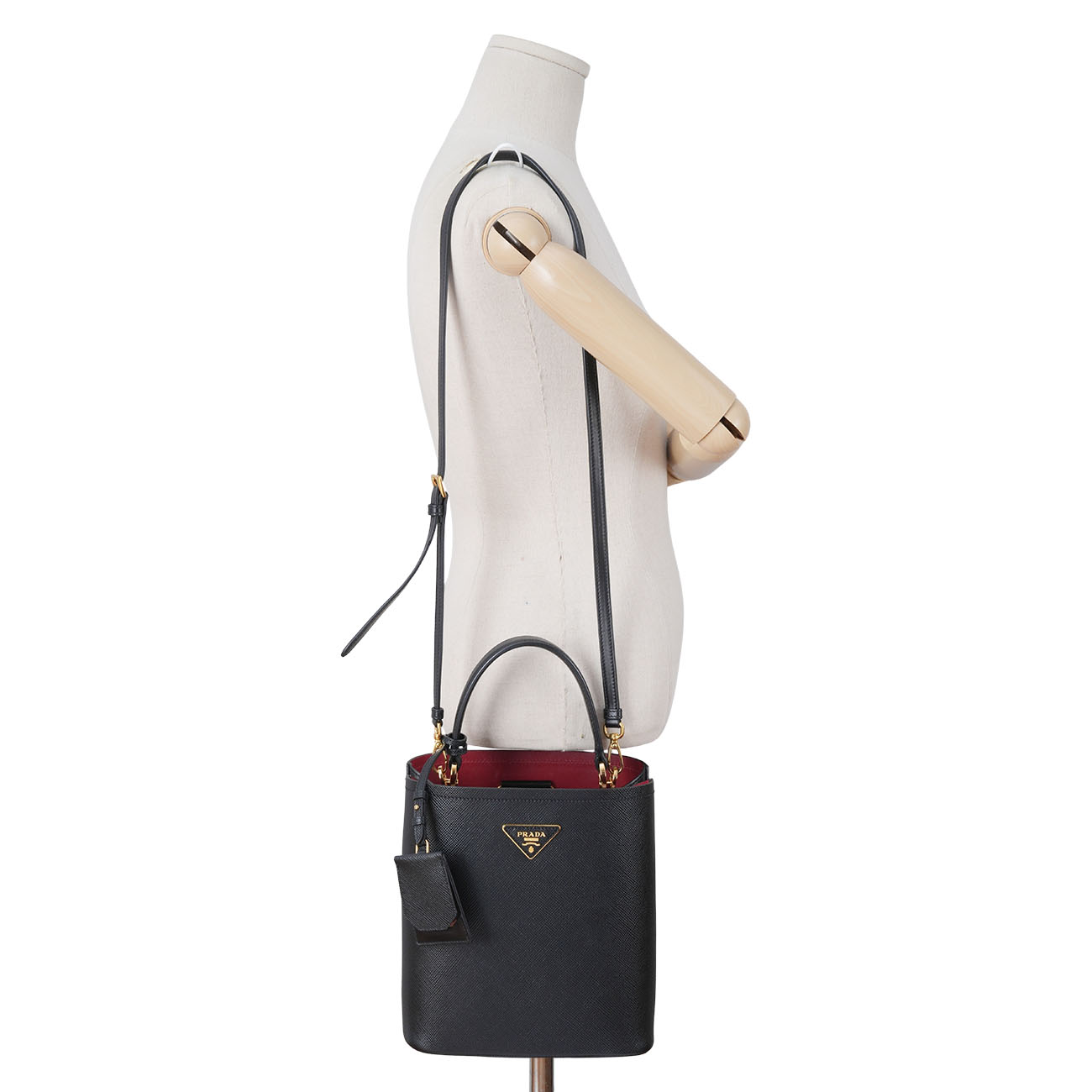PRADA(USED)프라다 1BA212 사피아노 파니에 미디움 백