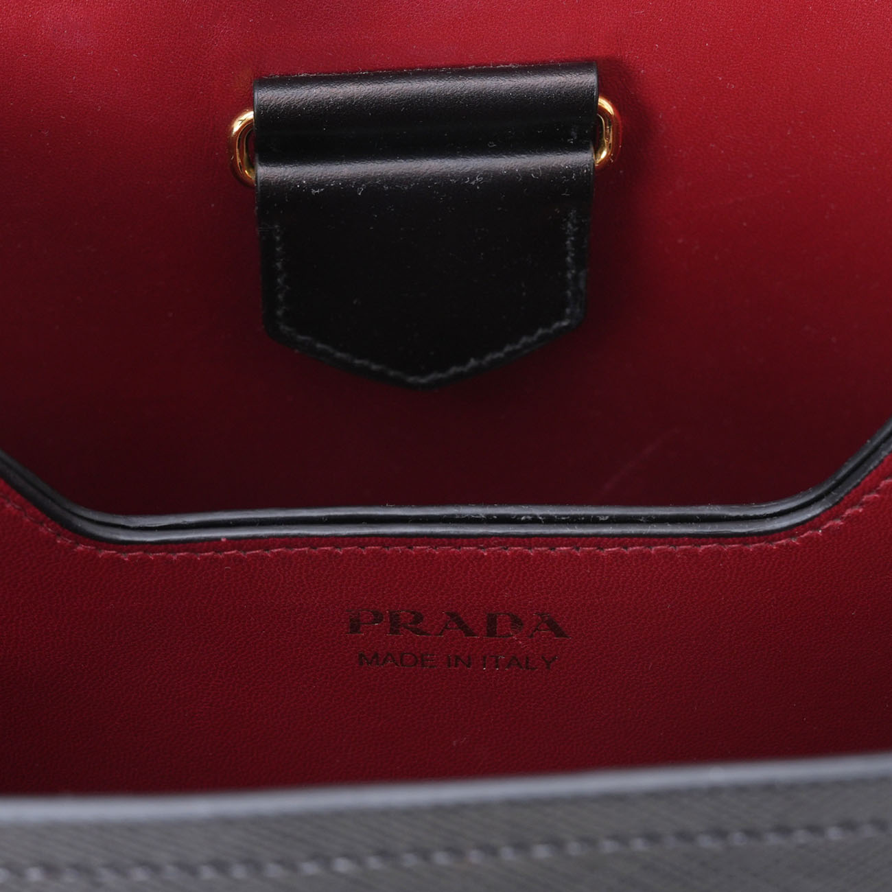 PRADA(USED)프라다 1BA212 사피아노 파니에 미디움 백