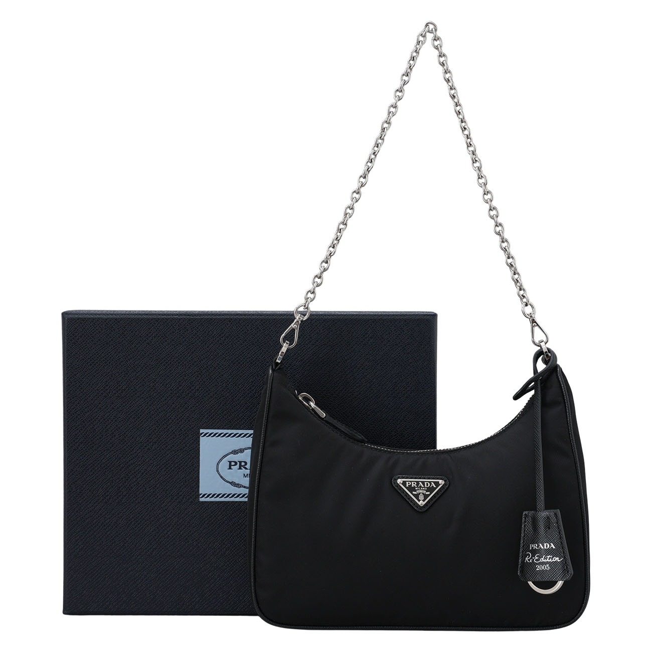 PRADA(USED)프라다 1BH204 리나일론 테수토 호보백