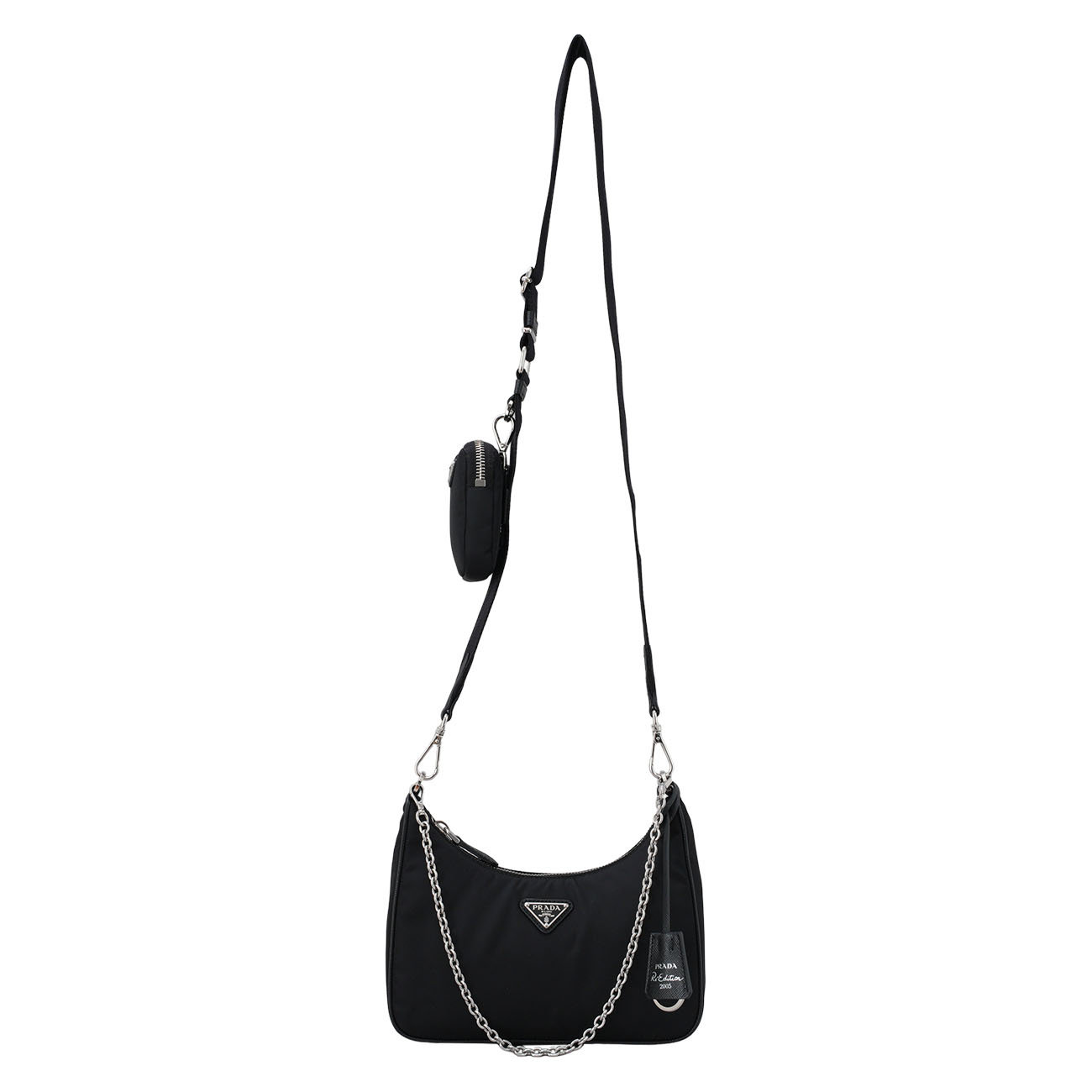 PRADA(USED)프라다 1BH204 리나일론 테수토 호보백