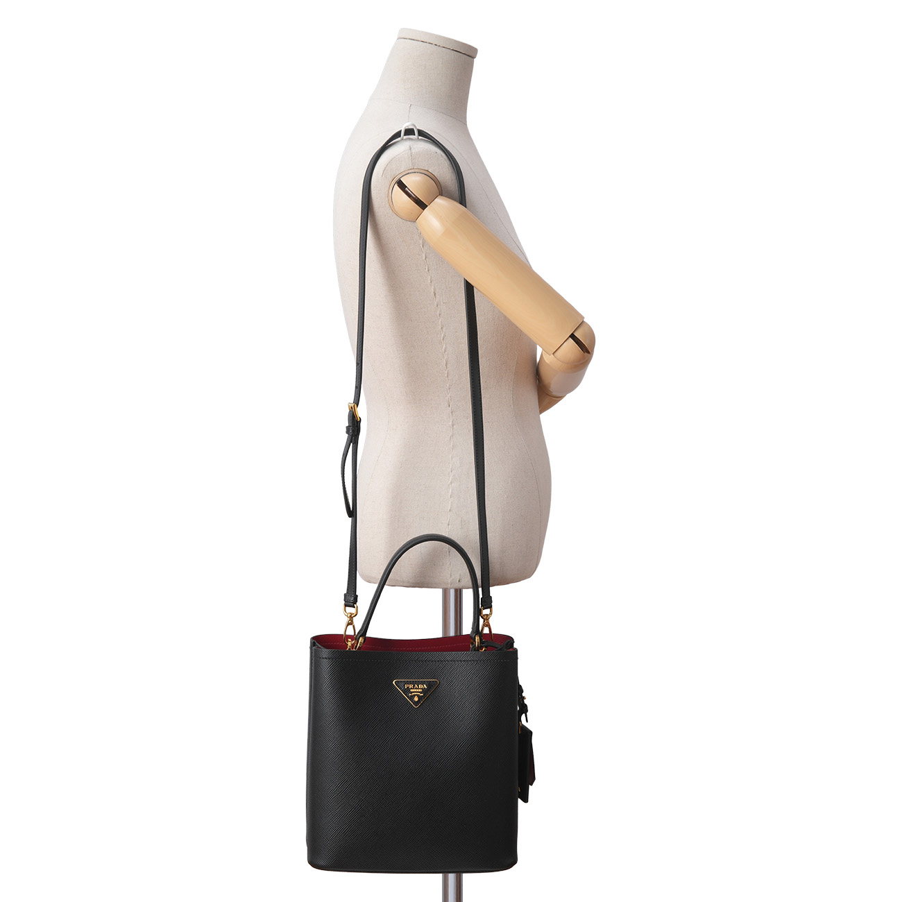 PRADA(USED)프라다 1BA212 파니에 버킷백