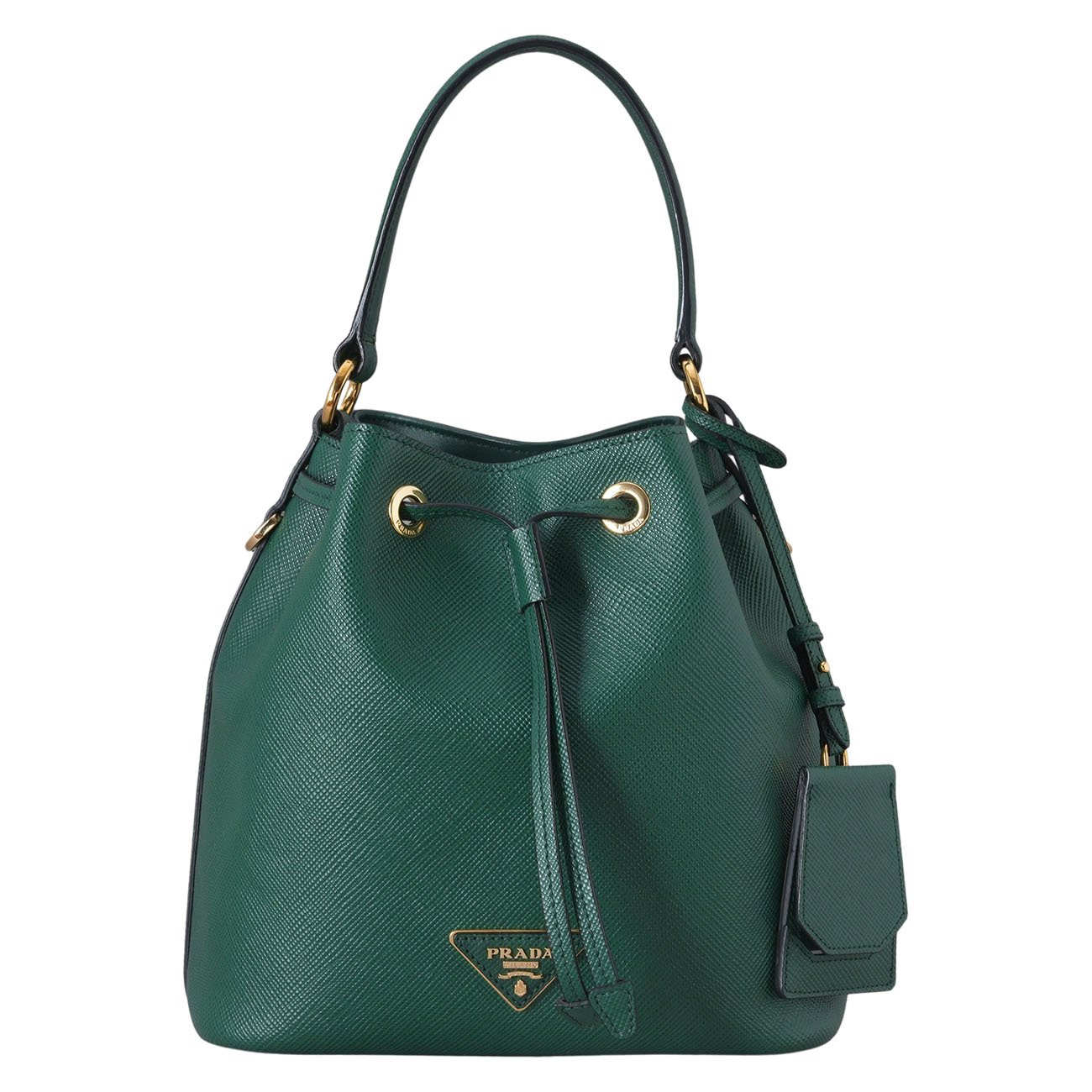 PRADA(USED)프라다 1BE032 사피아노 레더 버킷백