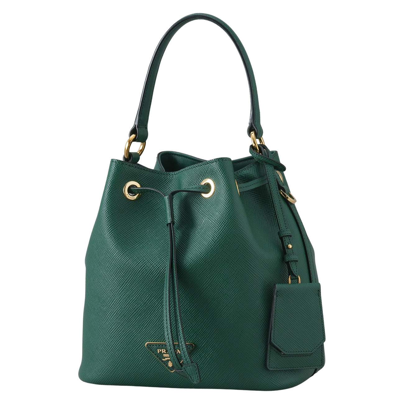 PRADA(USED)프라다 1BE032 사피아노 레더 버킷백